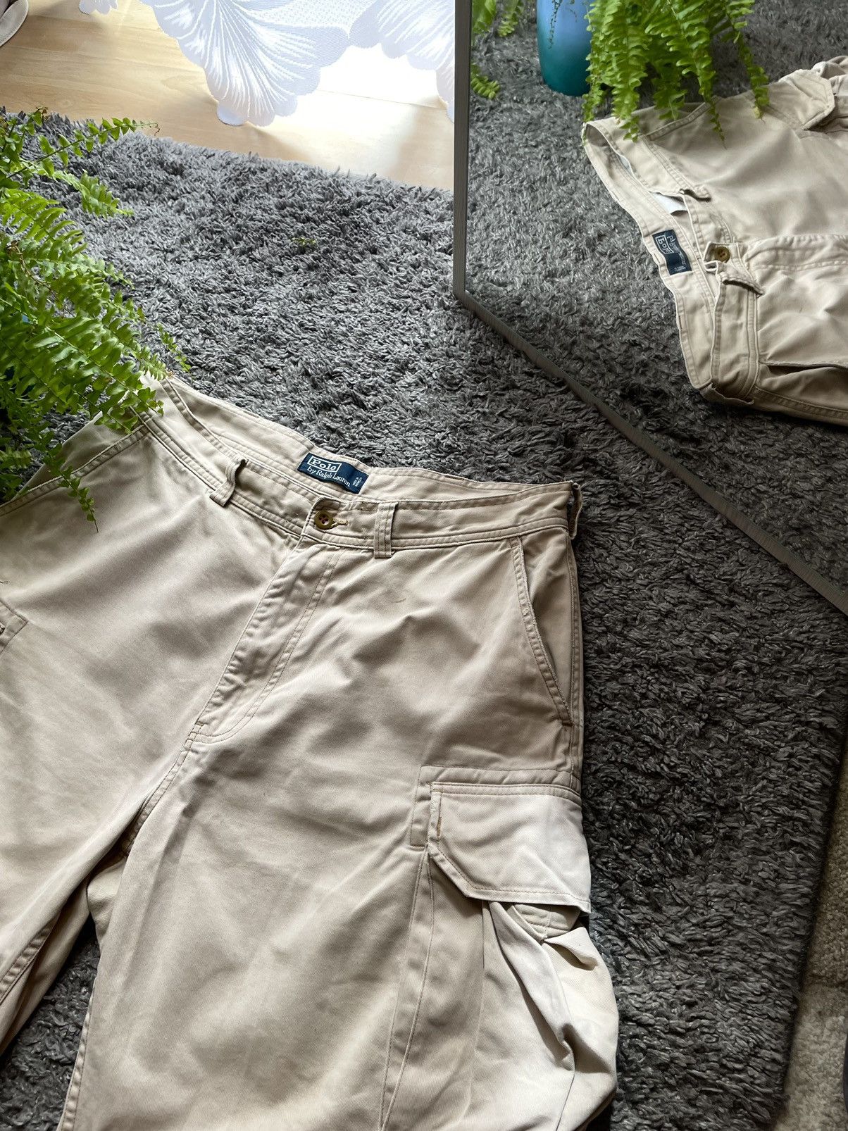 Polo Ralph Lauren × Vintage Polo Ralph Lauren Shorts Streetwear Vintage Rare Logo Cargo Size US 34 / EU 50 - 12 Thumbnail