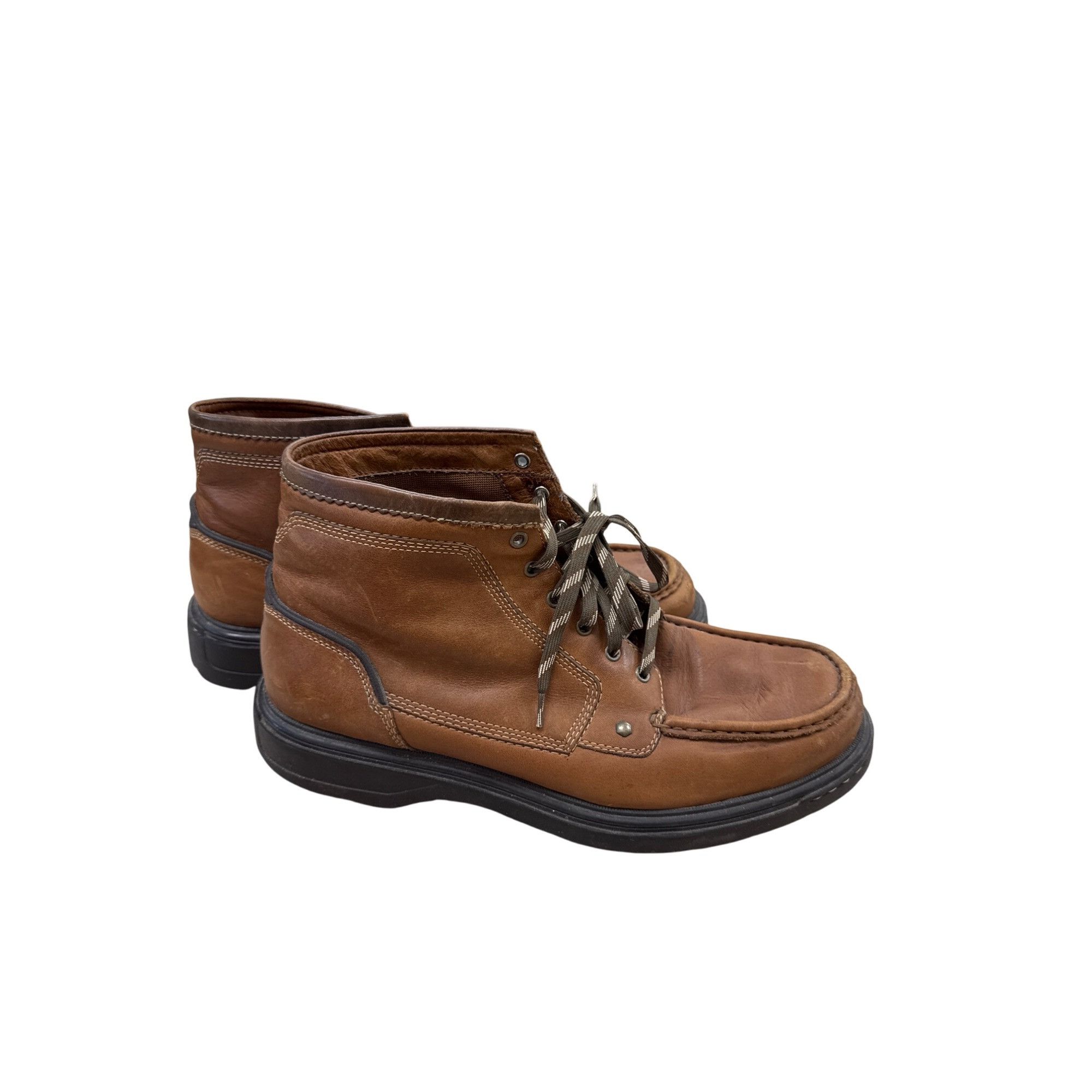 Bass Bass Mens Brown Leather Chukka Ankle Boots 12M SKU 7315 Size US 12 / EU 45 - 5 Thumbnail