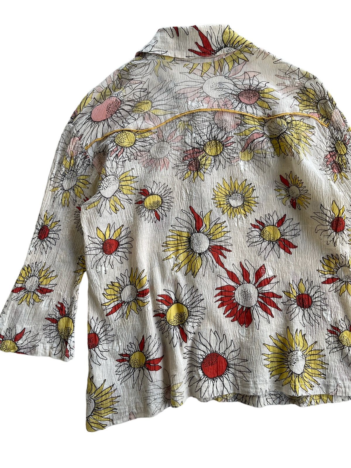 Issey Miyake Tsumori Chisato Pleats Please Flower Shirt Size S / US 4 / IT 40 - 6 Thumbnail
