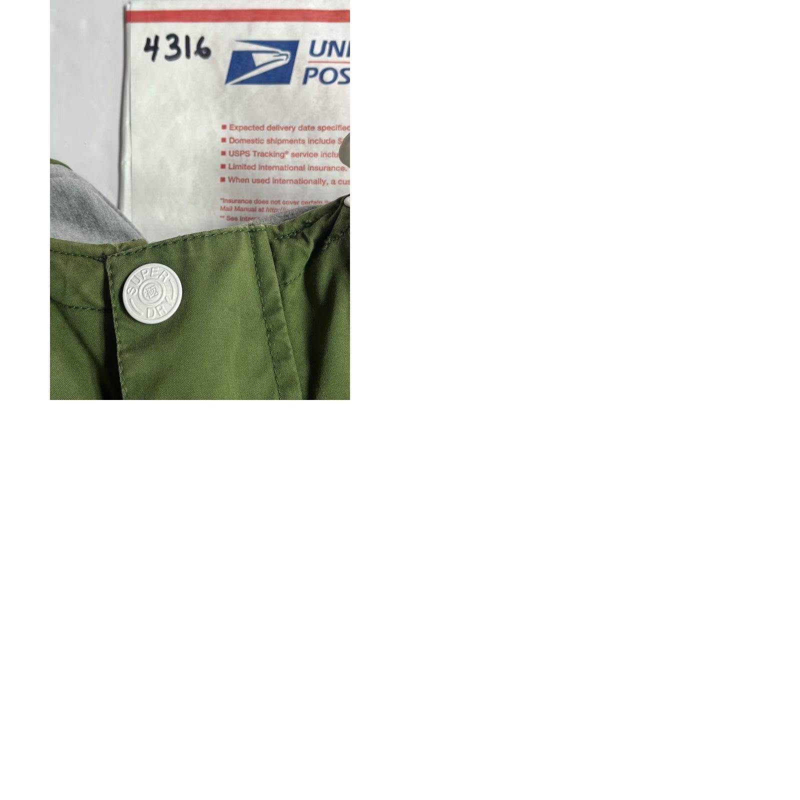 Superdry VINTAGE SuperDry Field The Rookie Jacket Men XL Army Green Full Zip Military Canvas Hooded Size US XL / EU 56 / 4 - 9 Thumbnail