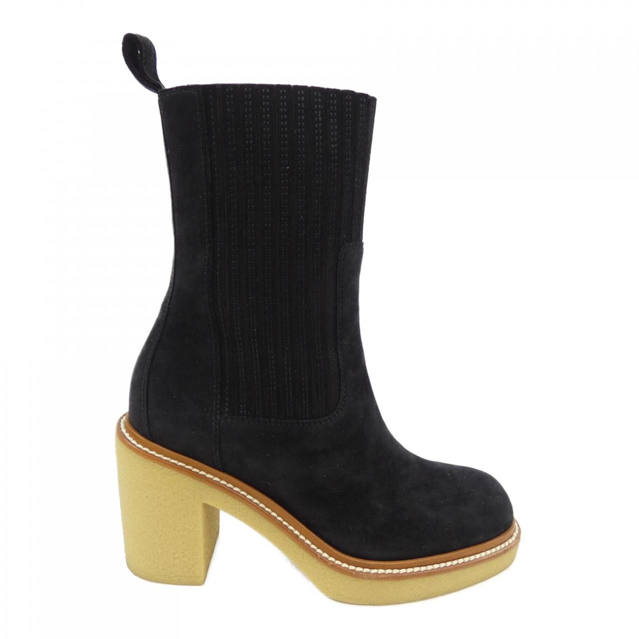 Hermes Hermes Hermes DONIA Goatskin Boots Leather Shoes DUTY FREE for USA Size ONE SIZE - 1 Thumbnail