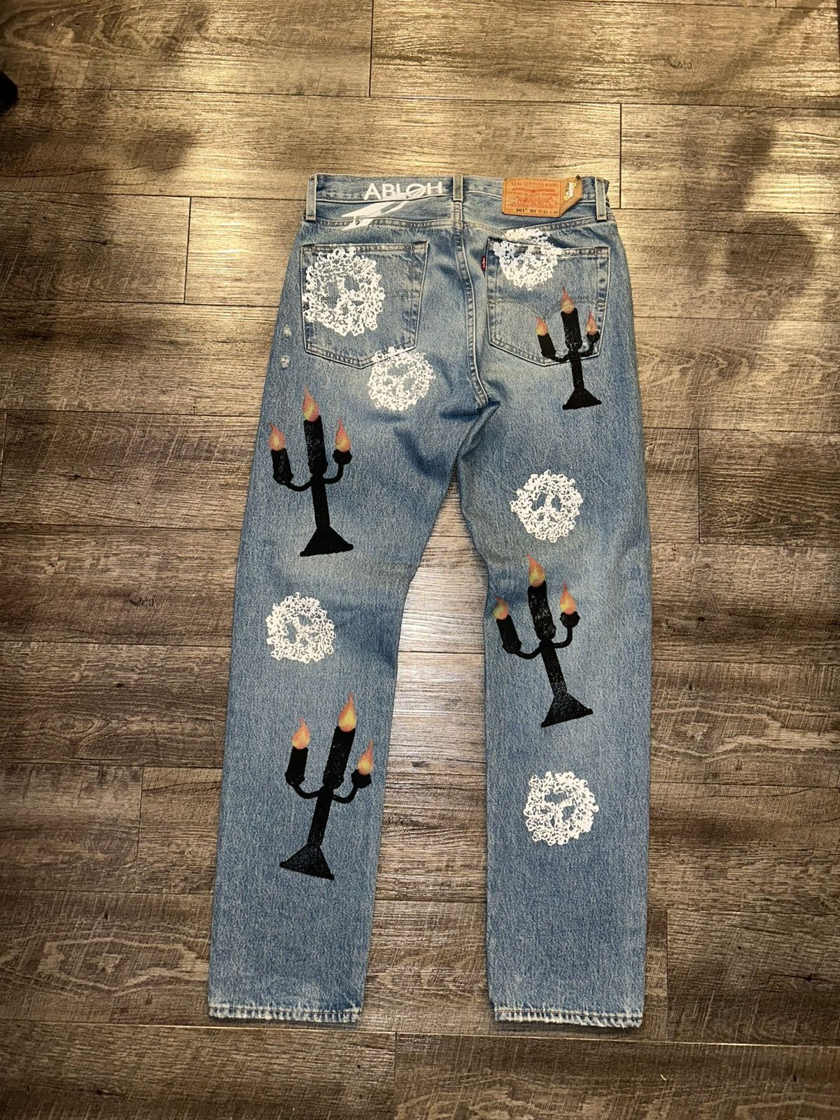 DENIM TEARS × Virgil Abloh Off White x Denim Tears Size US 31 - 2 Thumbnail
