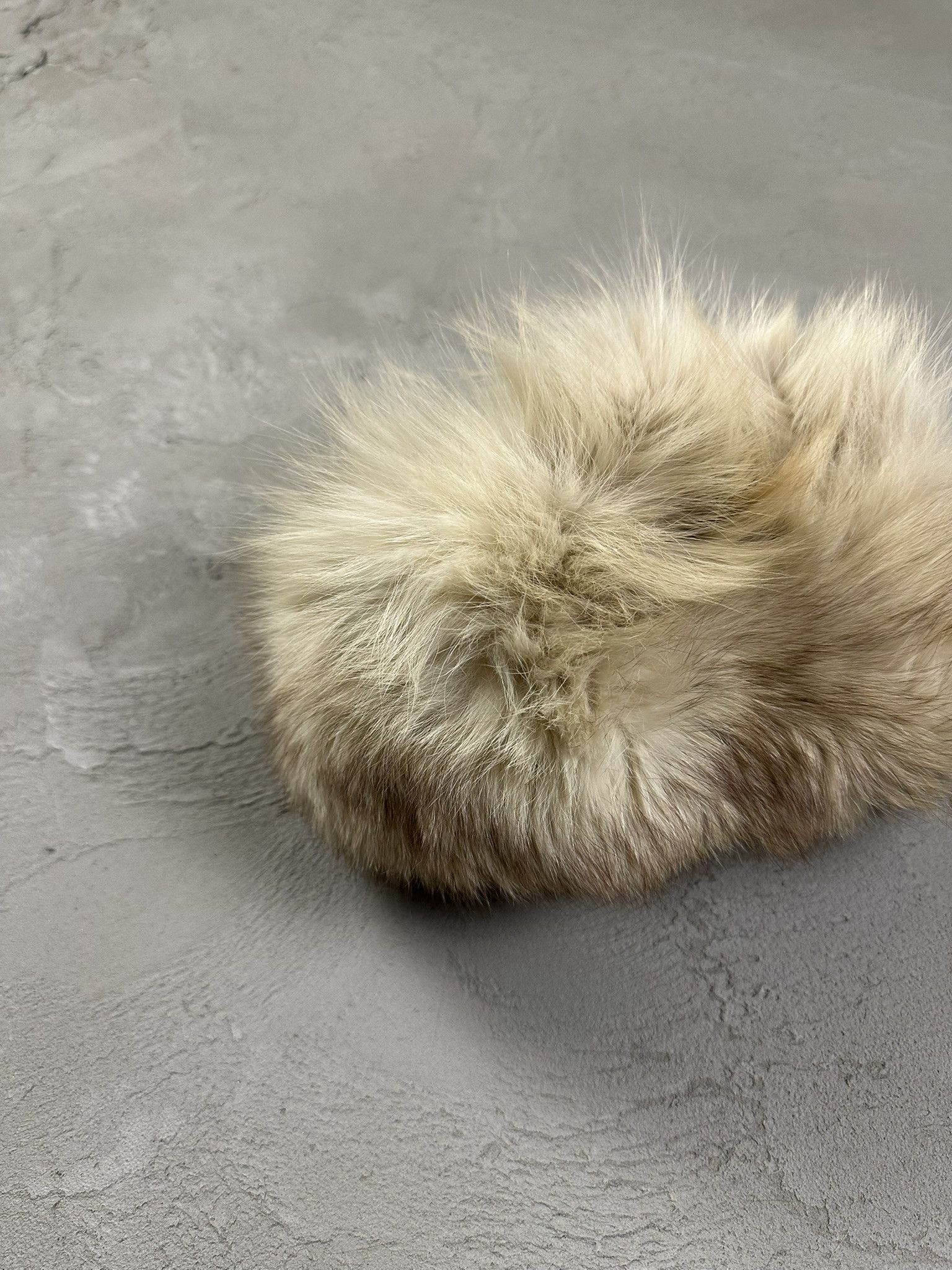Vintage 80s Vintage Real Fur Soviet Slavic Hat Size ONE SIZE - 2 Thumbnail