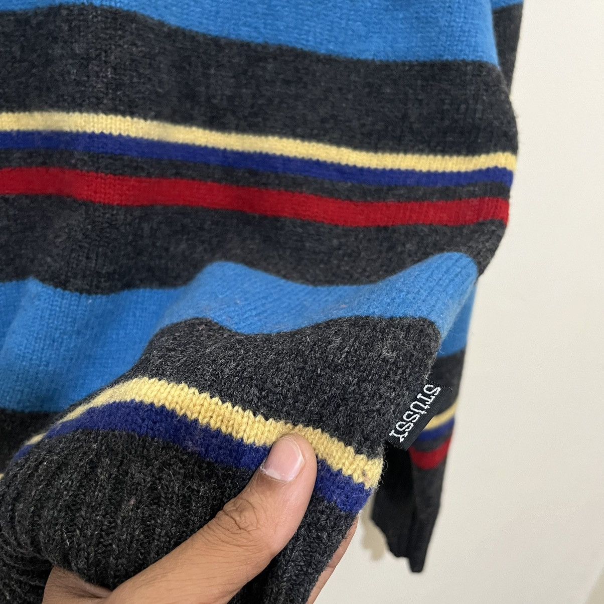 トップス STUSSY WOOL KNIT stussy-loose-knit-sweater-
