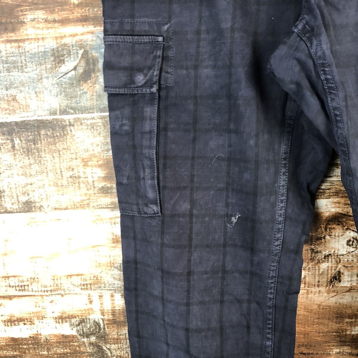 Comme Ca Ism DL Comme Ca Ism checkered Cargo Multipocket Pants #C644 Size US 32 / EU 48 - 10 Thumbnail