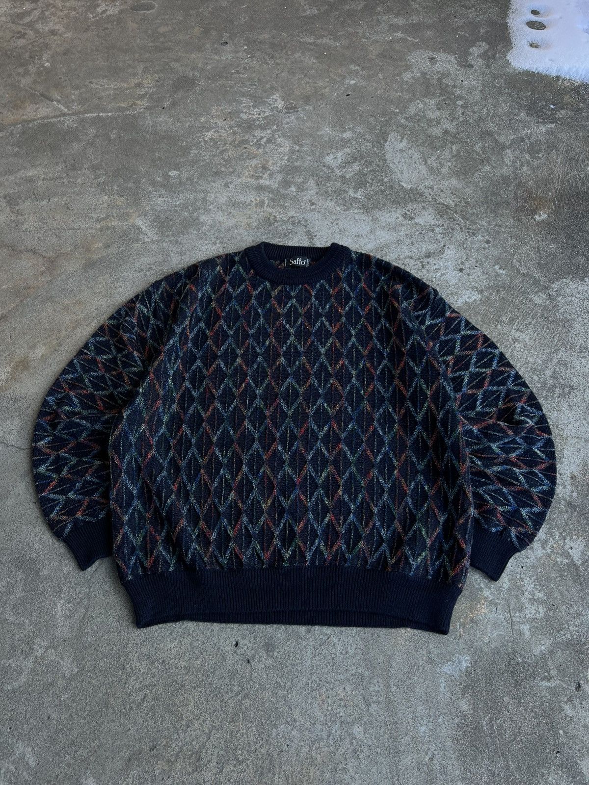 Coogi × Vintage CRAZY COOGI STYLE VINTAGE SWEATER 3d knit Y2K Size US L / EU 52-54 / 3 - 1 Thumbnail