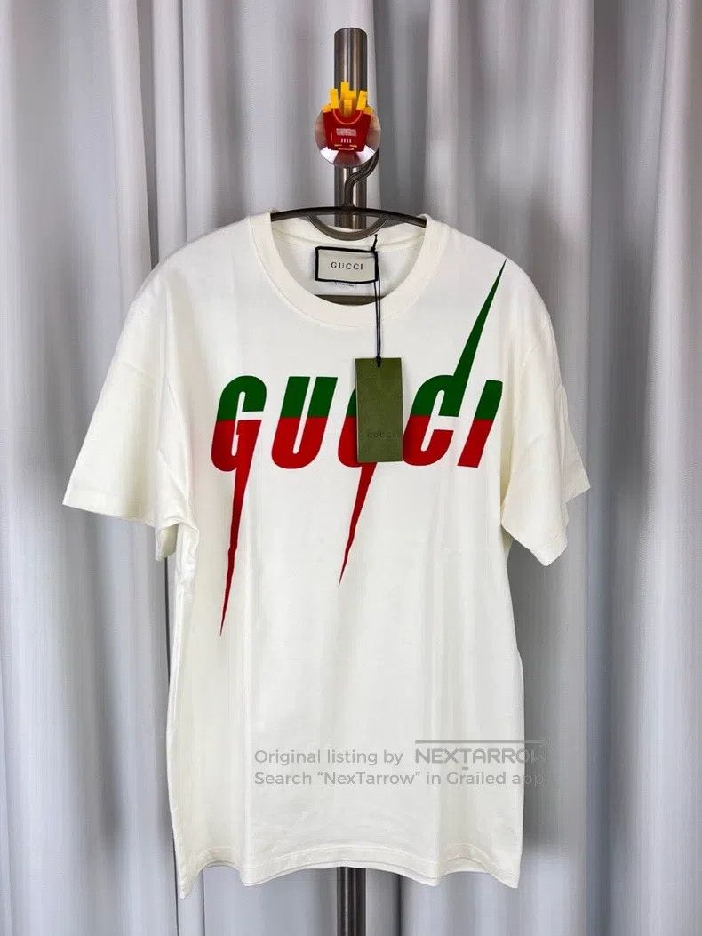 Gucci Gucci Lightning printed short sleeves Size US S / EU 44-46 / 1 - 1 Thumbnail