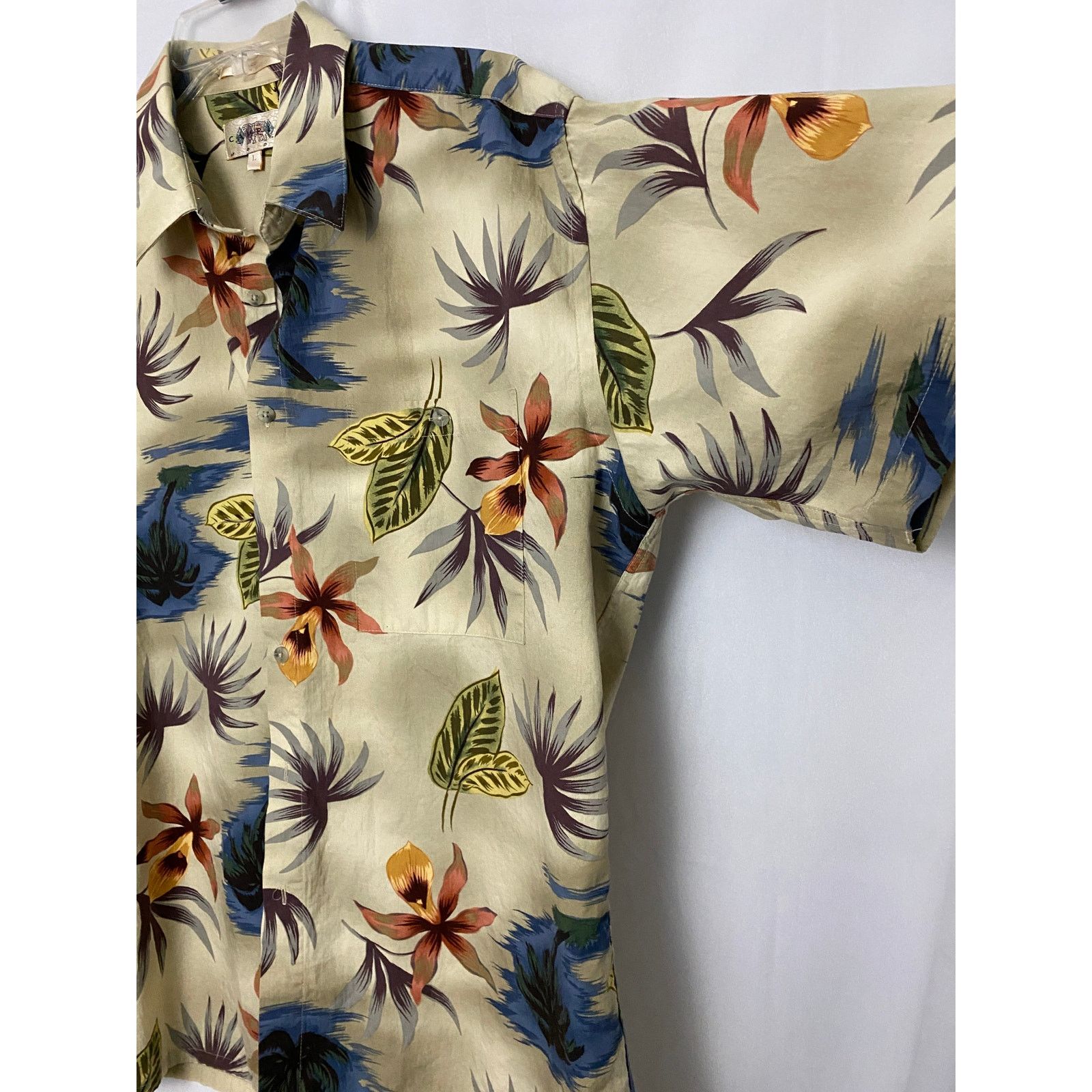 Campia Moda Campia Moda Hawaiian Cotton Short Sleeve Camp Shirt Large Size US L / EU 52-54 / 3 - 3 Thumbnail