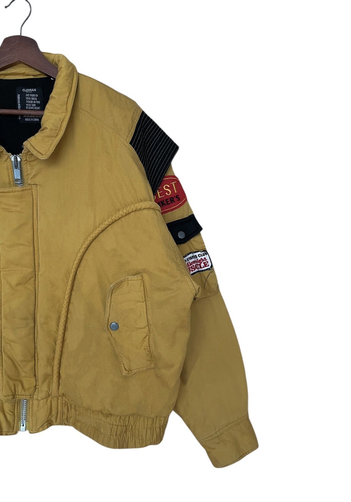 Vintage Vintage Racing Team Gleeman Bomber Jacket 1990s Size US L / EU 52-54 / 3 - 4 Thumbnail