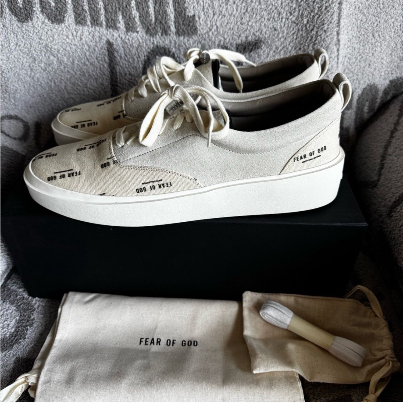 Fear of God Fear of God 101 lace up print sneakers 6H19-7000-SCA-108 Size US 13 / EU 46 - 4 Thumbnail