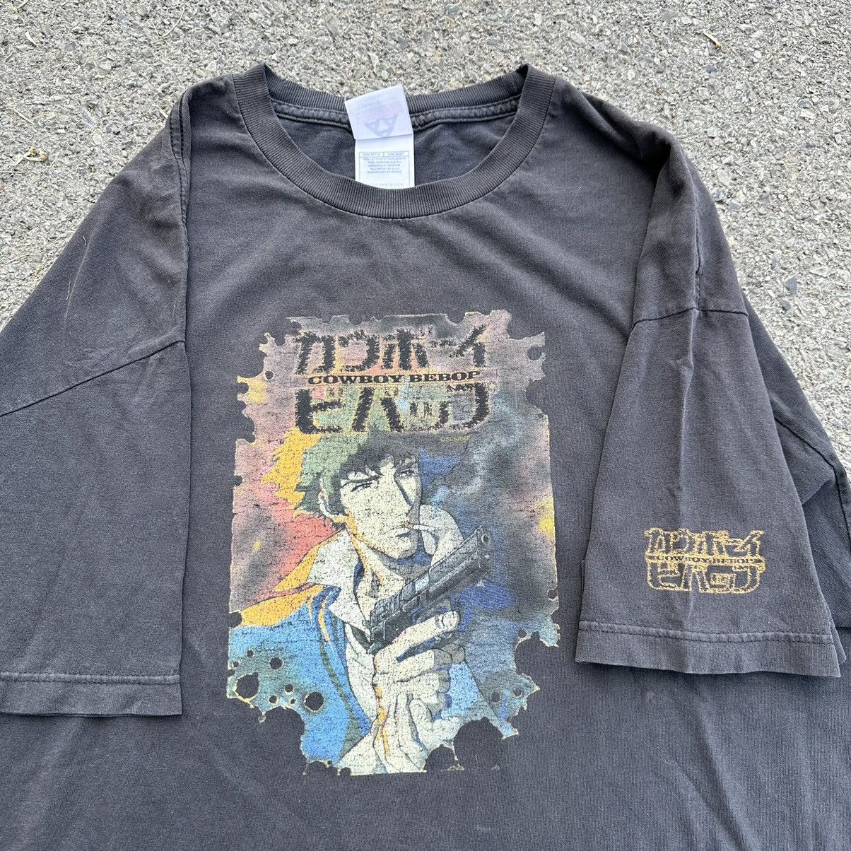 image of Archival Clothing x Avant Garde Vintage 2000 Cowboy Bebop “Spike” Faded Anime Promo Tee in Black (S