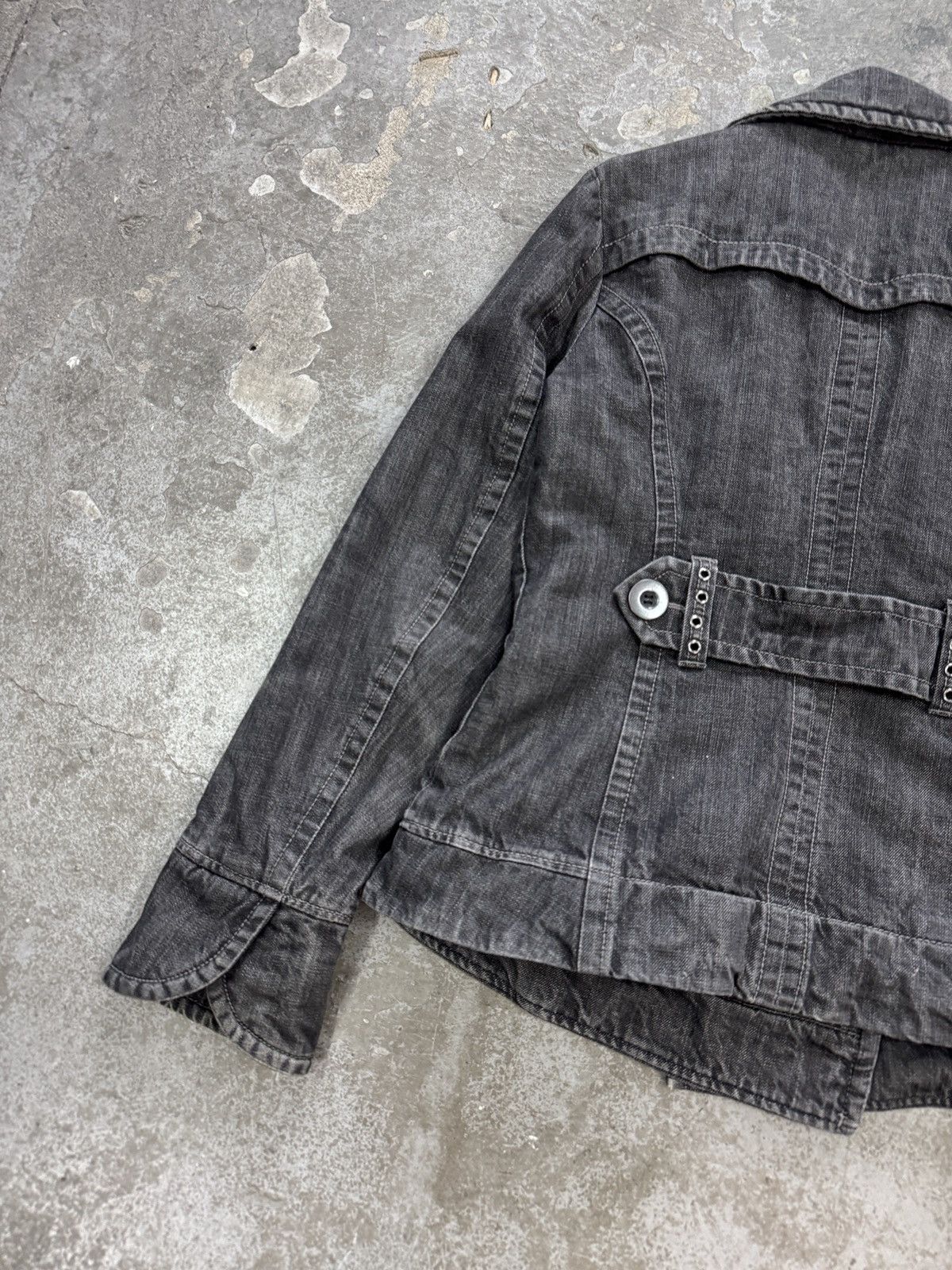 Vintage Vintage y2k Denim Coat Size L / US 10 / IT 46 - 9 Thumbnail