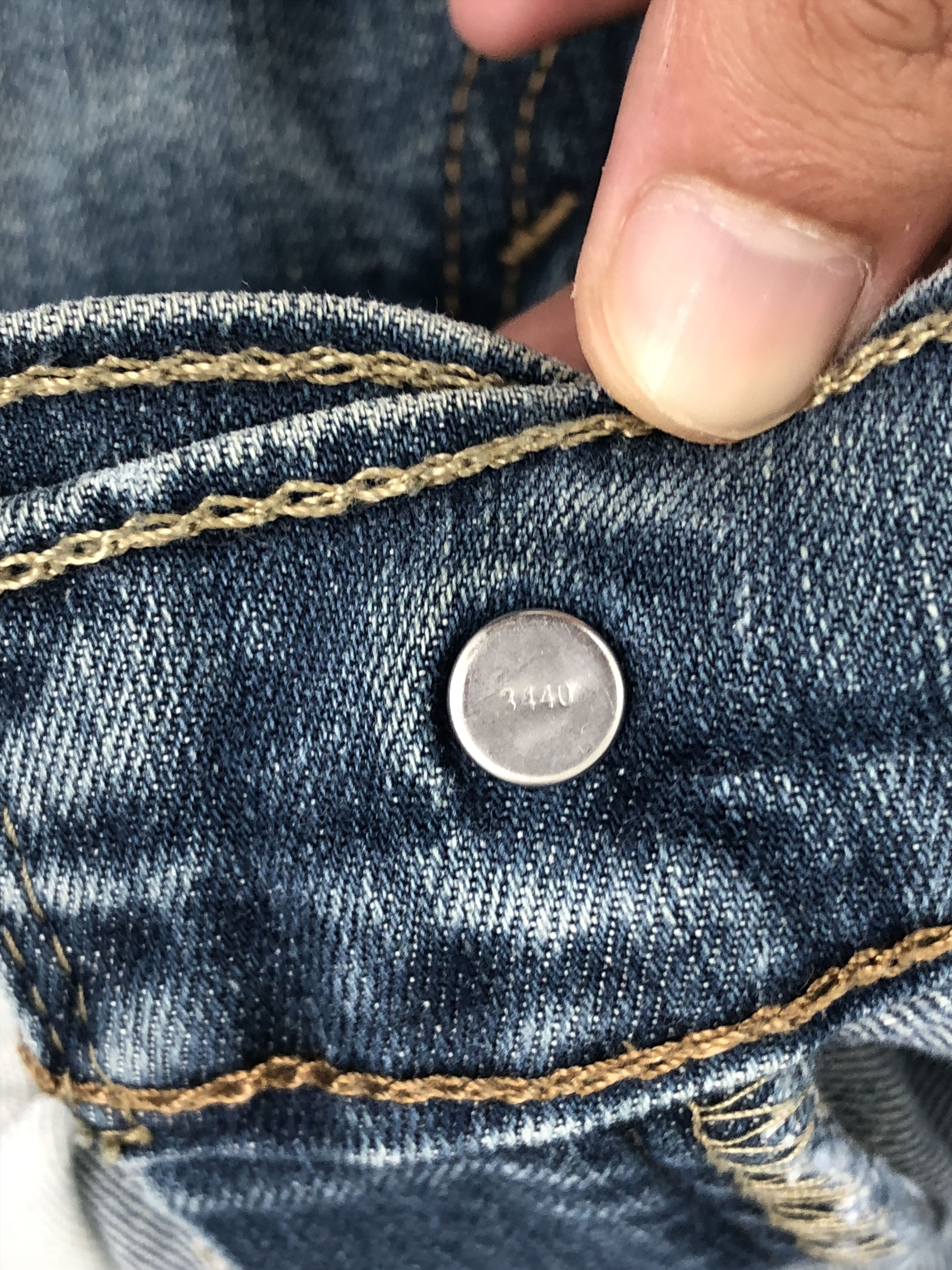 Levi's Vintage Distressed Levis 505 Faded Blue Jeans 32x32 S0022 Size US 32 / EU 48 - 16 Thumbnail