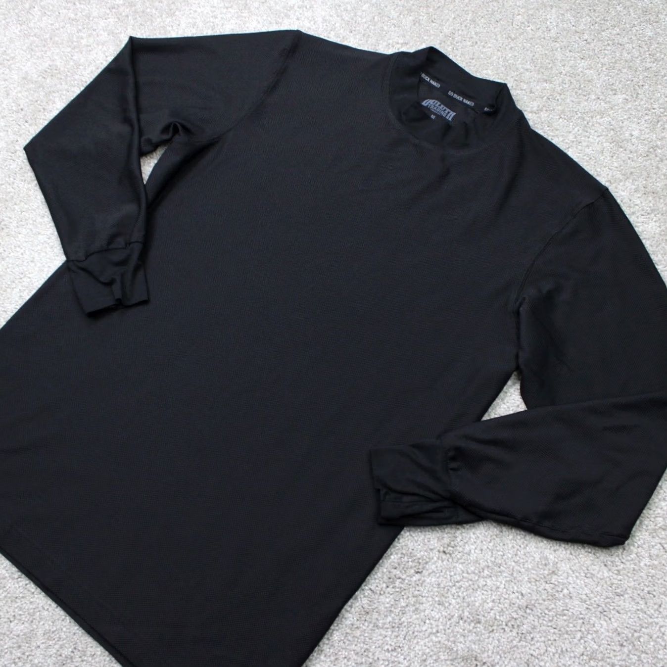 Vintage Duluth Mens Medium Black Buck Naked Performance Base Layer L/S Shirt Hustler Athletic M Size US M / EU 48-50 / 2 - 3 Thumbnail