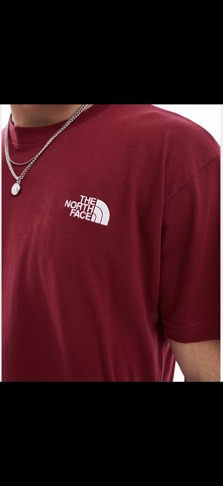 The North Face The North Face Evolution Box Fit T-Shirt – Burgundy – Size US L / EU 52-54 / 3 - 4 Thumbnail