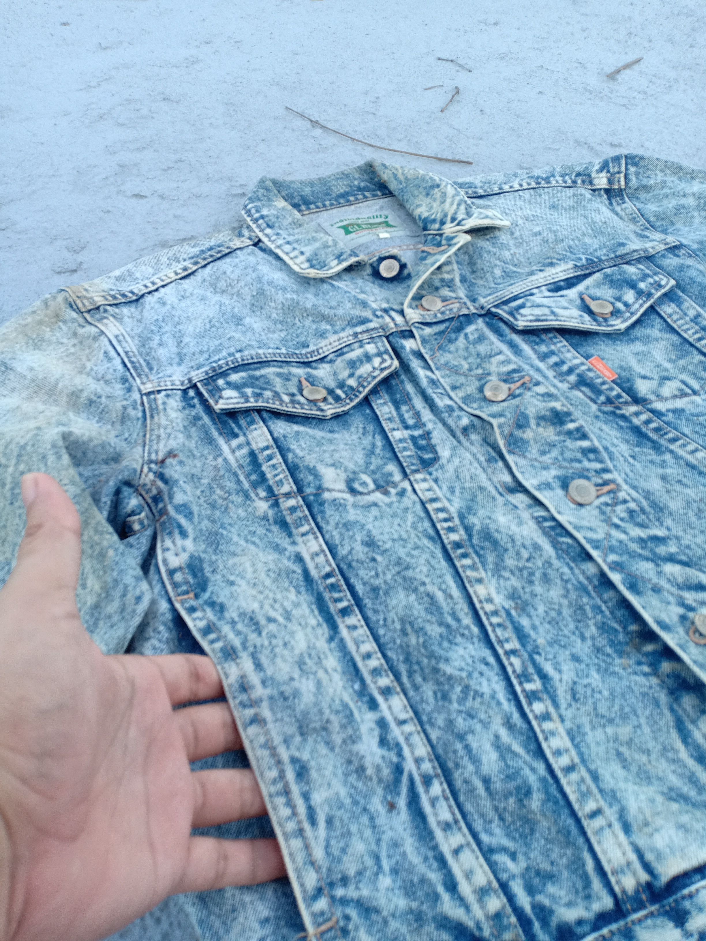 Vintage G.L HEART acid wash jacket Size US L / EU 52-54 / 3 - 11 Thumbnail