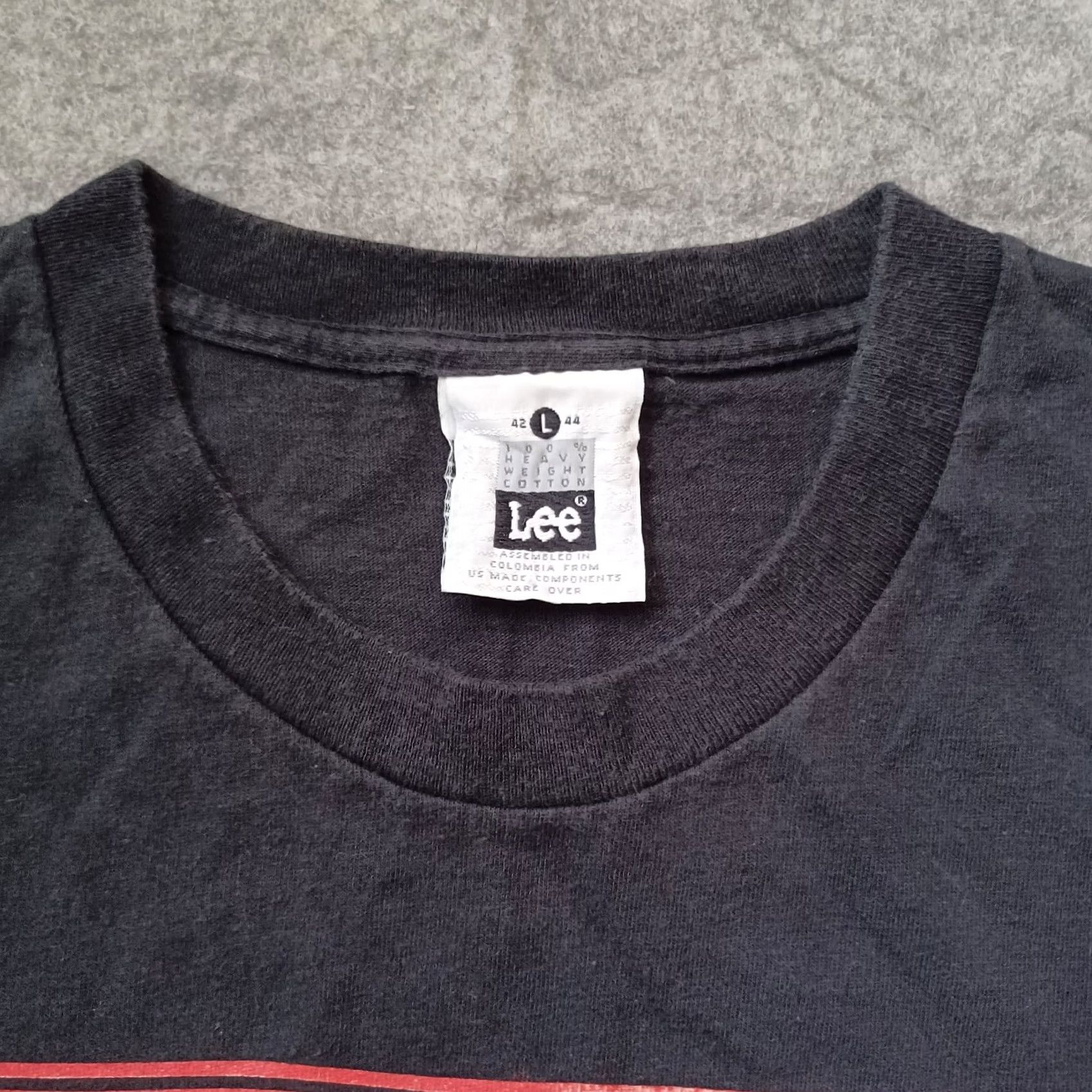 Lee Vintage Lee NCAAU Hoops Shirt Mens Large Black UAA USA Short Sleeve 90s T Size US L / EU 52-54 / 3 - 6 Thumbnail
