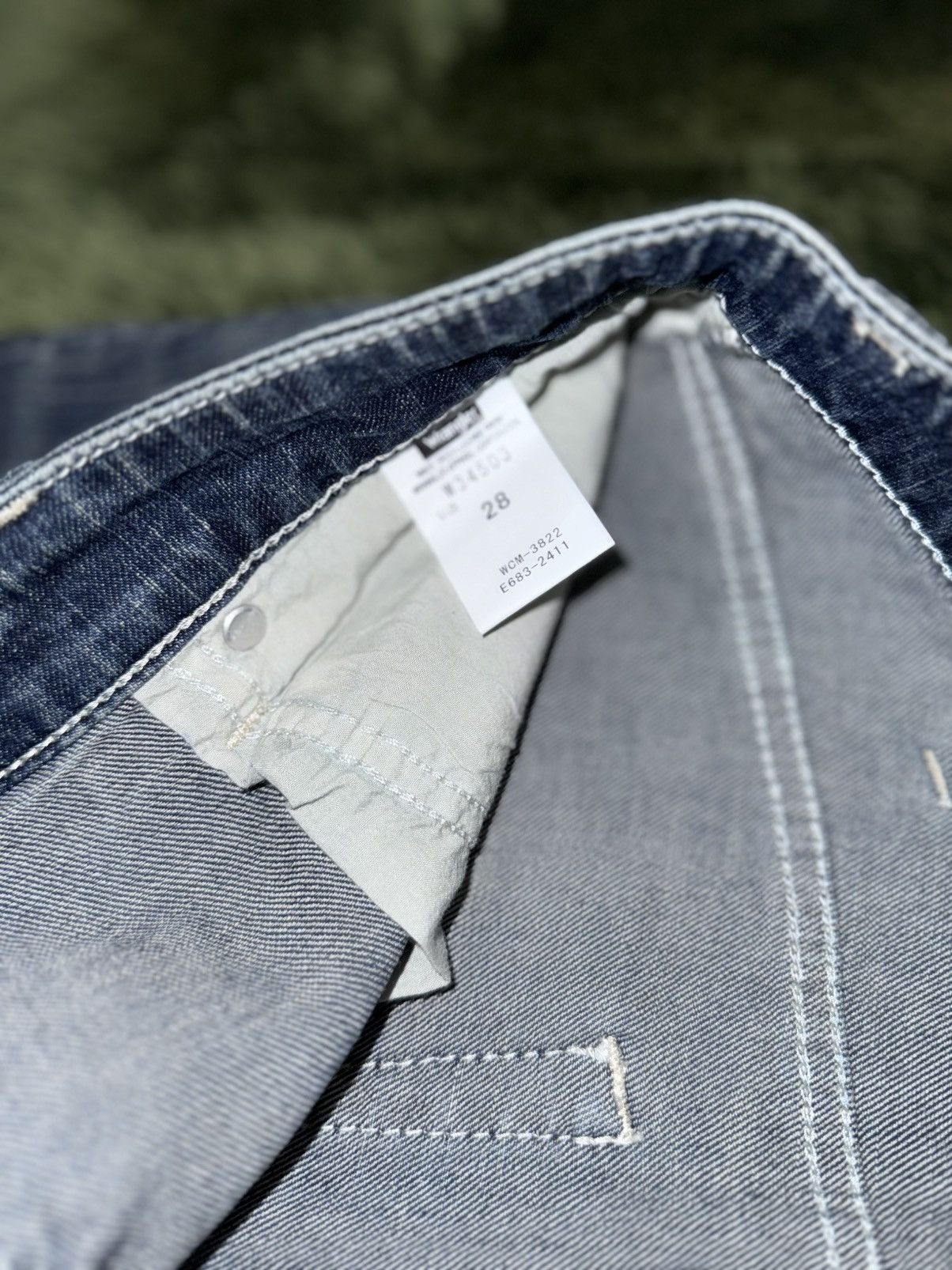 Wrangler [W28] wrangler japan relaxed fit denim shorts half pants Size US 28 / EU 44 - 4 Thumbnail