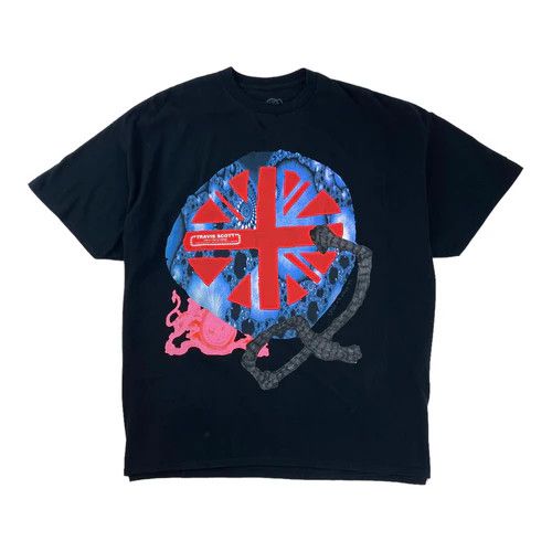 TRAVIS SCOTT O2 LIVE UNION JACK TEE