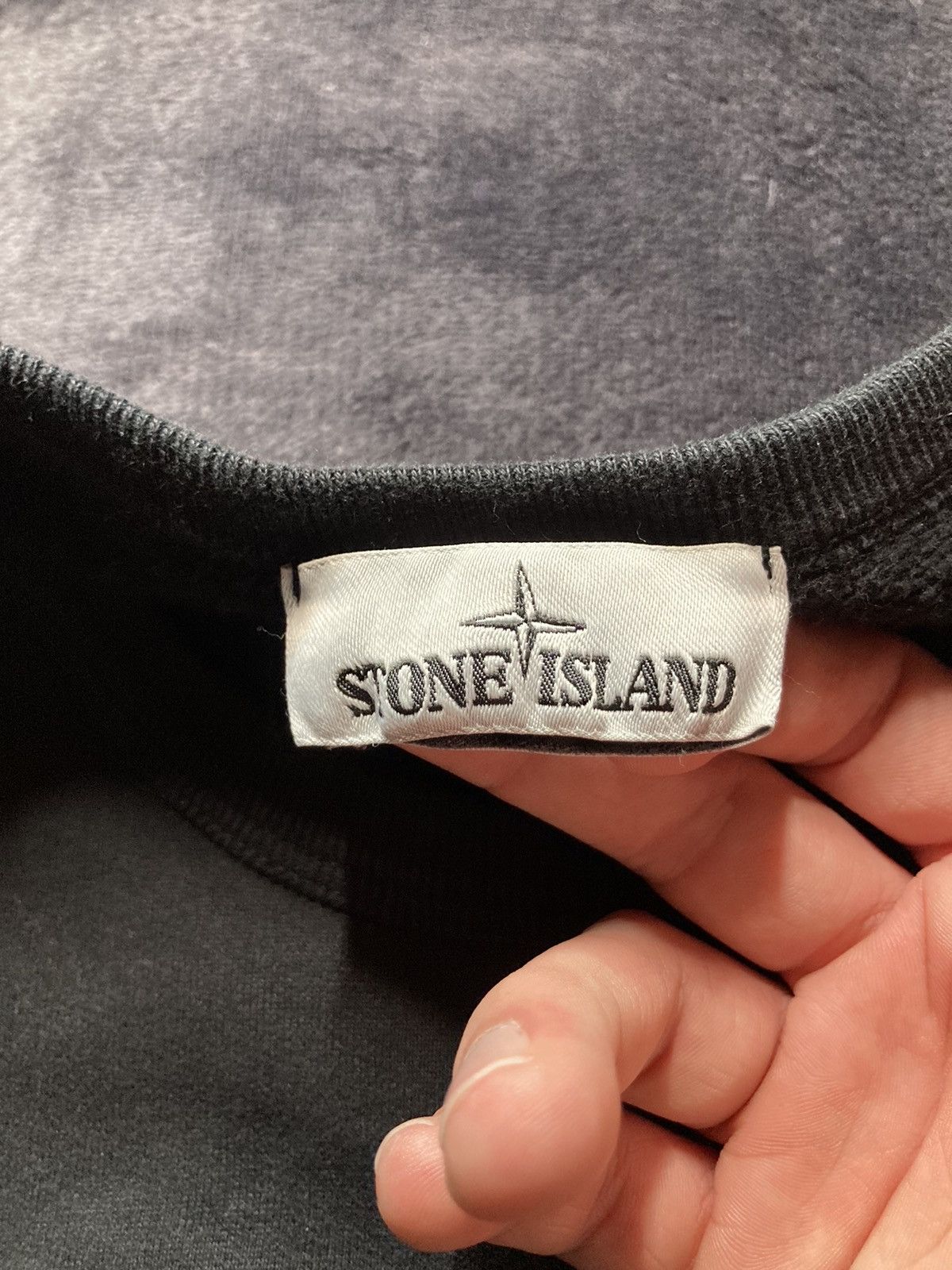 Stone Island × Vintage ⛩️Stone Island Sweatshirt Crewneck Black Badge Patch rare M Size US M / EU 48-50 / 2 - 5 Thumbnail