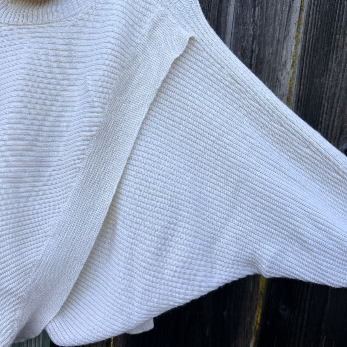 Allsaints AllSaints Marias Jumper XS 100% Merino Wool Cropped Layered Size XS / US 0-2 / IT 36-38 - 6 Thumbnail