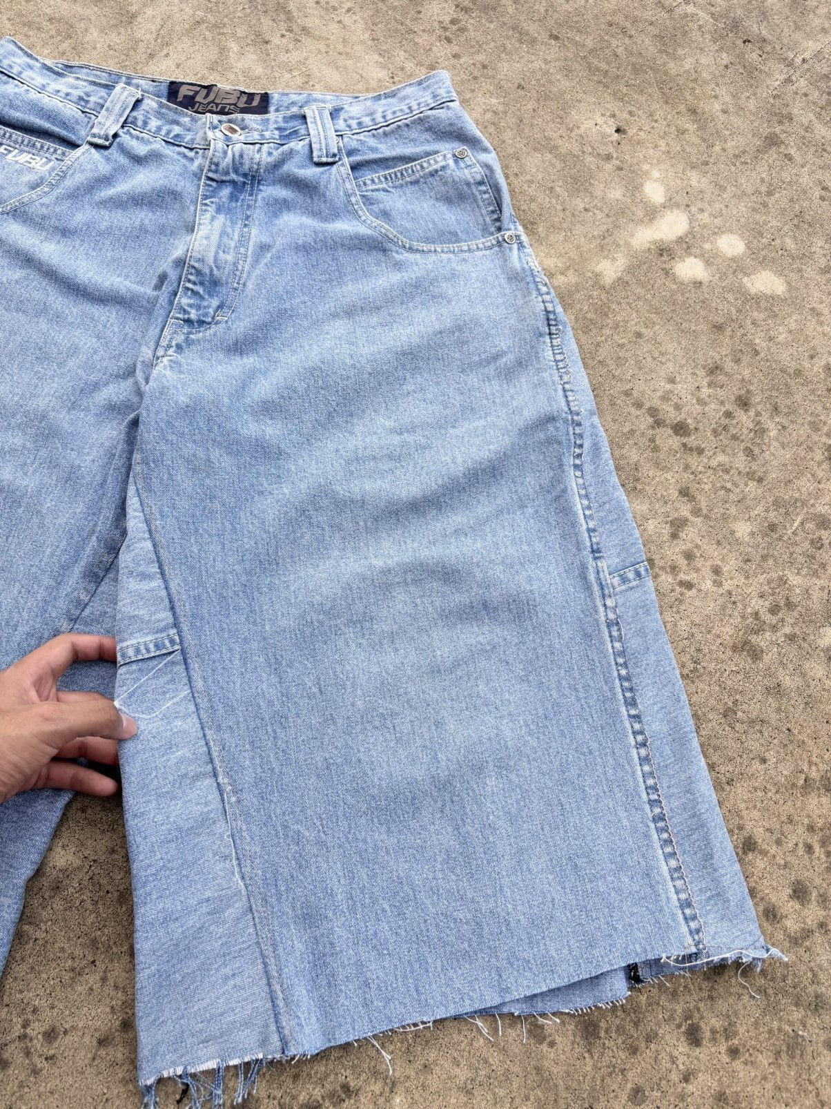 Fubu FUBU Short Jeans Big Bag (Jnco Style) Size US 32 / EU 48 - 10 Thumbnail
