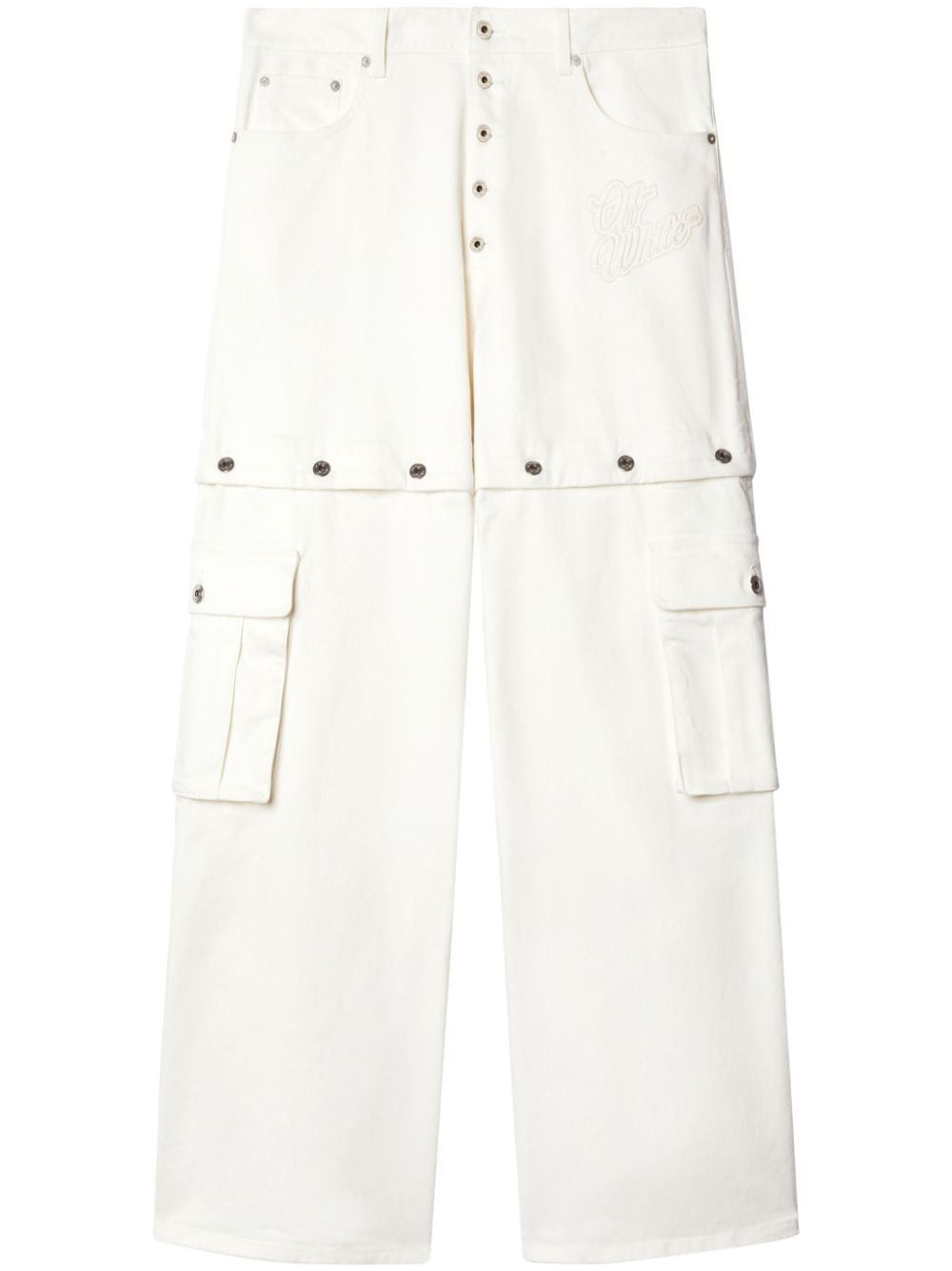 Off-White o1s22i1n1124 Five Pocket Jeans in White Size US 30 / EU 46 - 1 Thumbnail