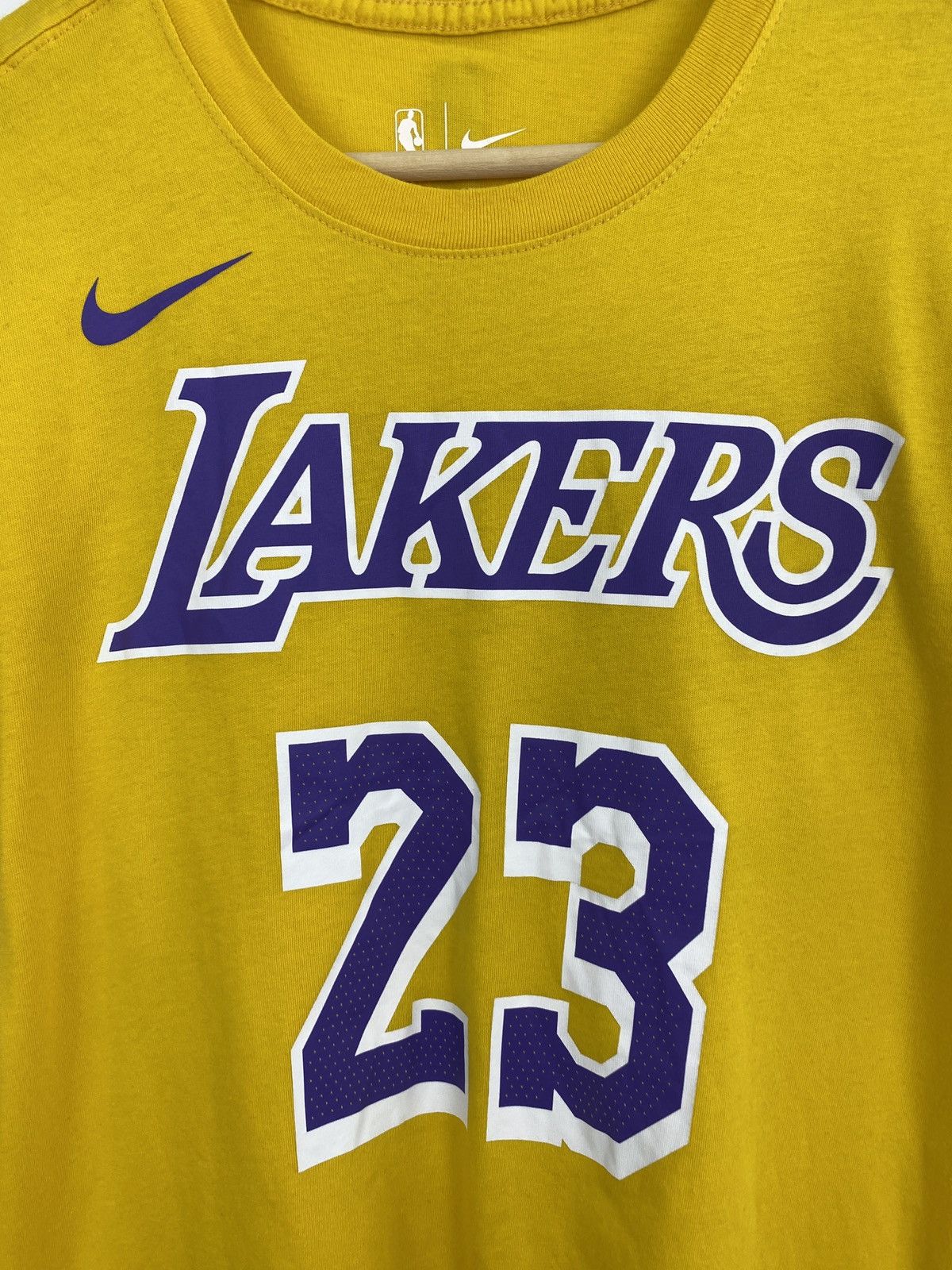 NBA 🇺🇸 Y2K Nike Lebron James 23 L. A. Lakers T-Shirt Y2K Just Don Size US M / EU 48-50 / 2 - 5 Thumbnail