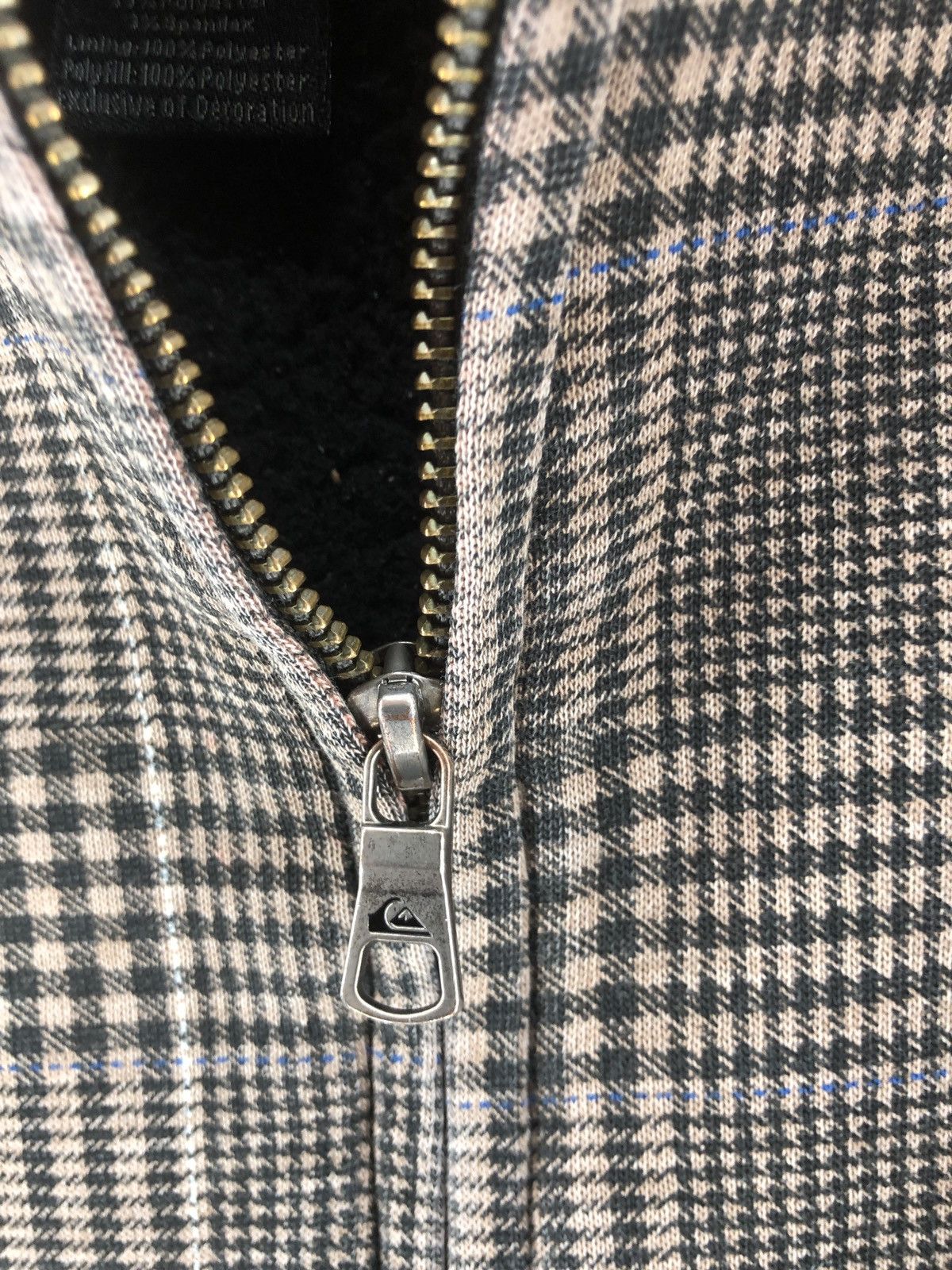 Quiksilver × Vintage Vintage Distressed Checkered Quiksilver Hoodie Size US XXL / EU 58 / 5 - 6 Thumbnail