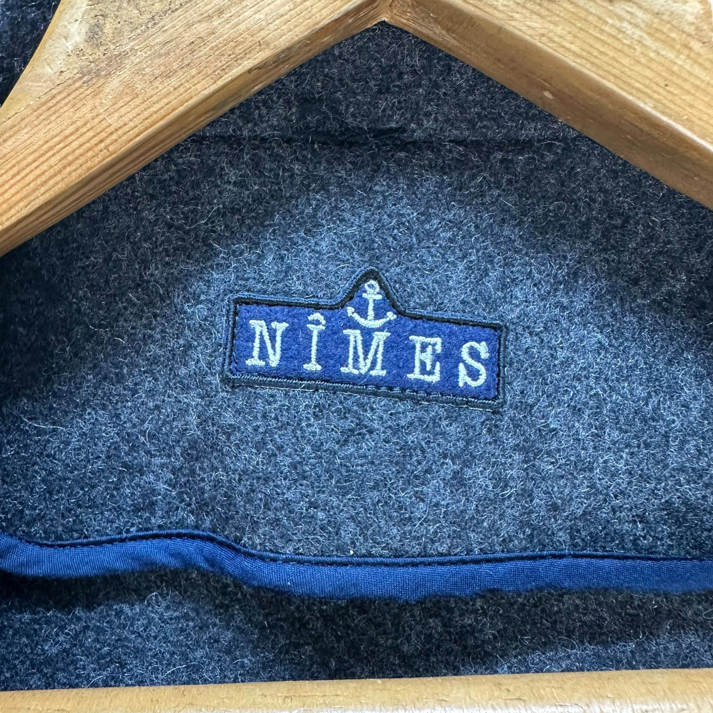 Japanese Brand NIMES Wool Double Breasted Coat #A48-1125 Size S / US 4 / IT 40 - 7 Thumbnail