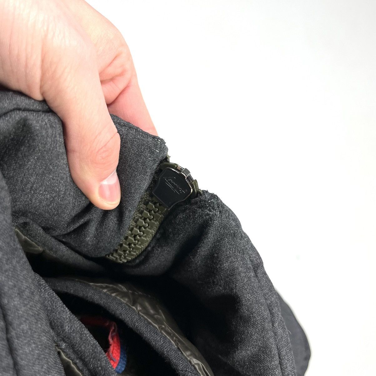 Moncler Moncler Tierce Puffer Jacket Luxury Wool Gray Size US S / EU 44-46 / 1 - 13 Thumbnail