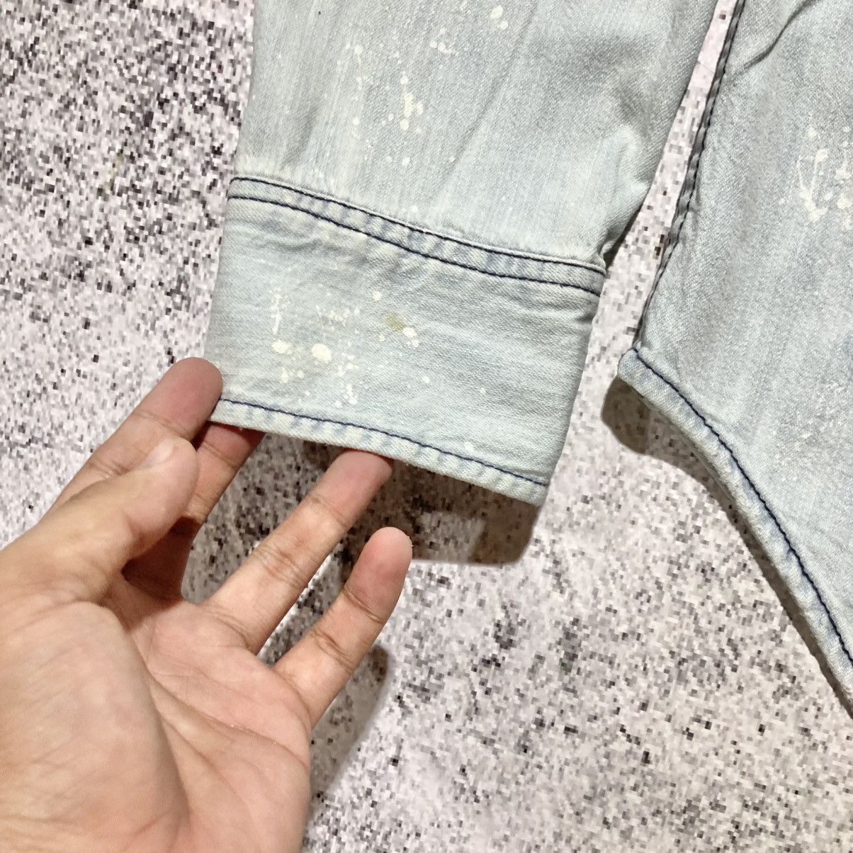 Diesel Vintage Diesel Cowboy Western Shirt Blue Washed Jeans Size US XL / EU 56 / 4 - 9 Thumbnail