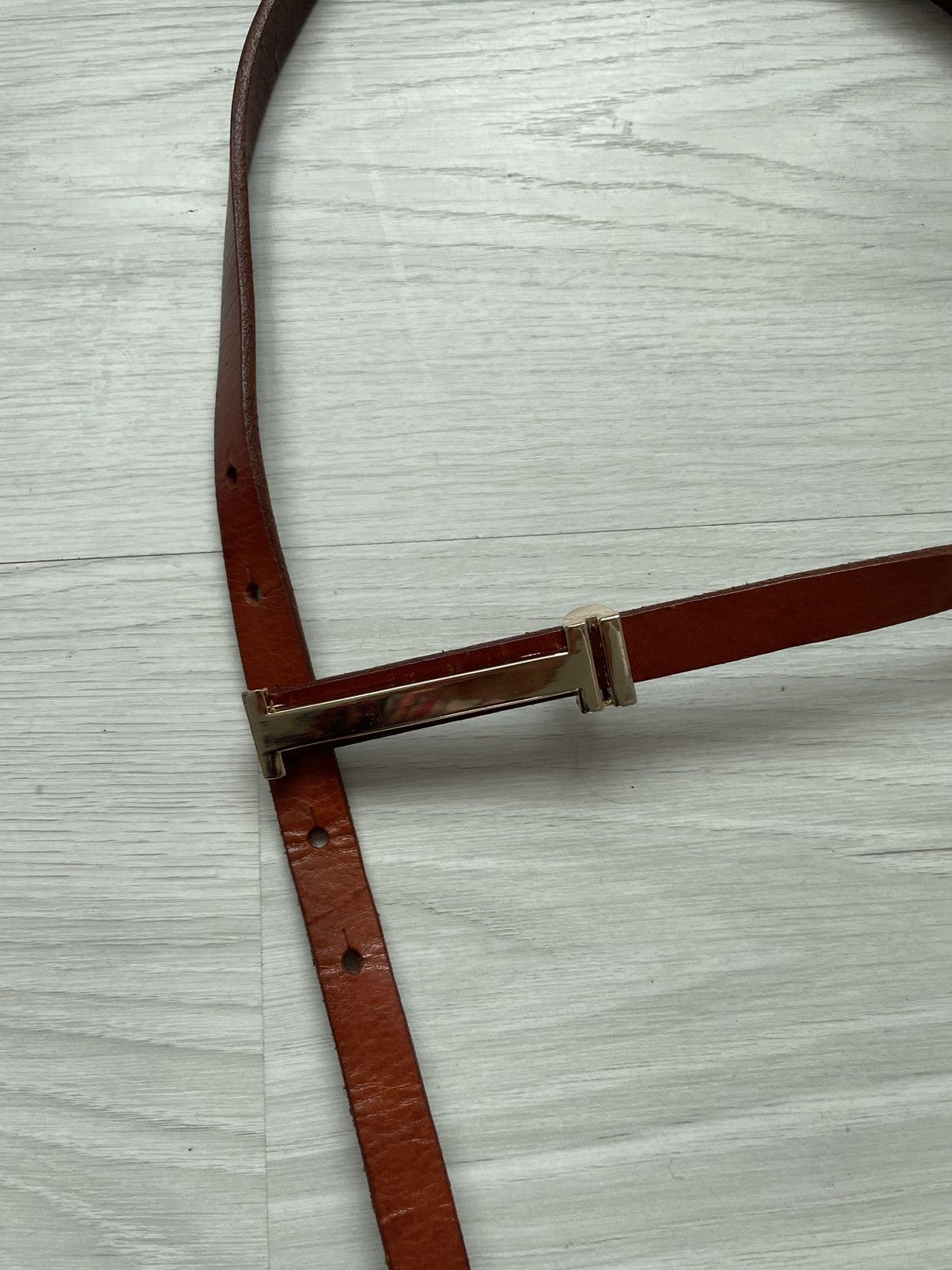Vintage Vintage leather belt Size ONE SIZE - 6 Thumbnail