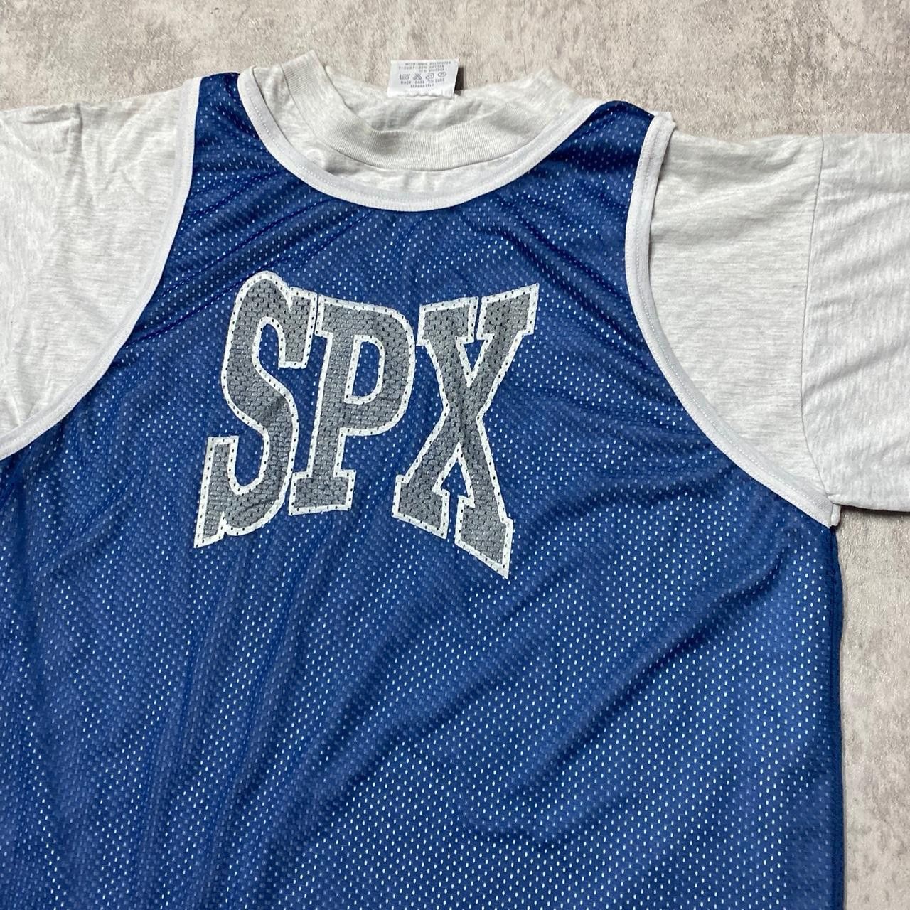 Other Blue and white mesh basketball jersey basketball Size US XL / EU 56 / 4 - 2 Thumbnail