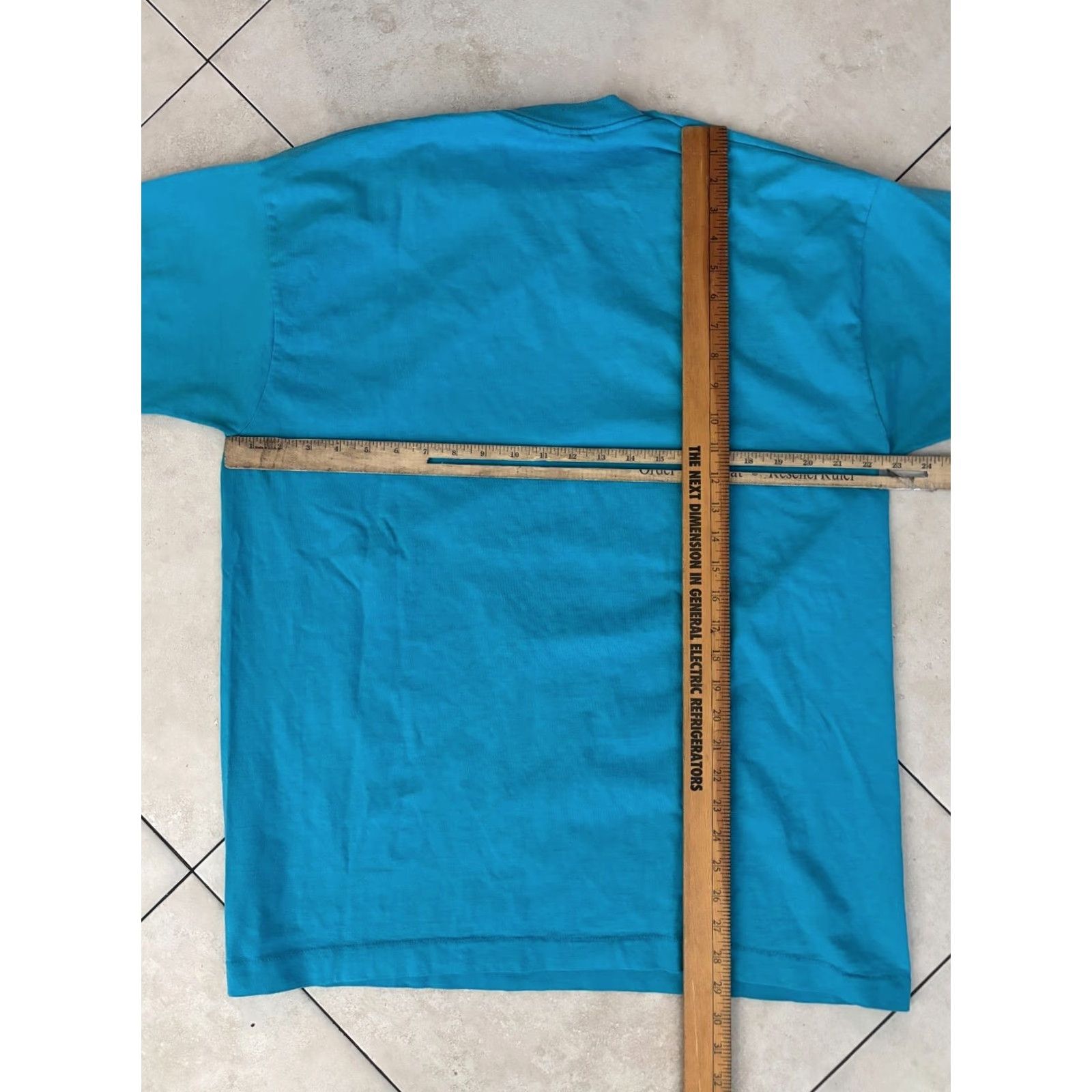 Fruit Of The Loom VINTAGE Fruit of the Loom Shirt Mens XL 90s Crew Neck Jesus T-Shirt Blue 6038 Size US XL / EU 56 / 4 - 5 Thumbnail