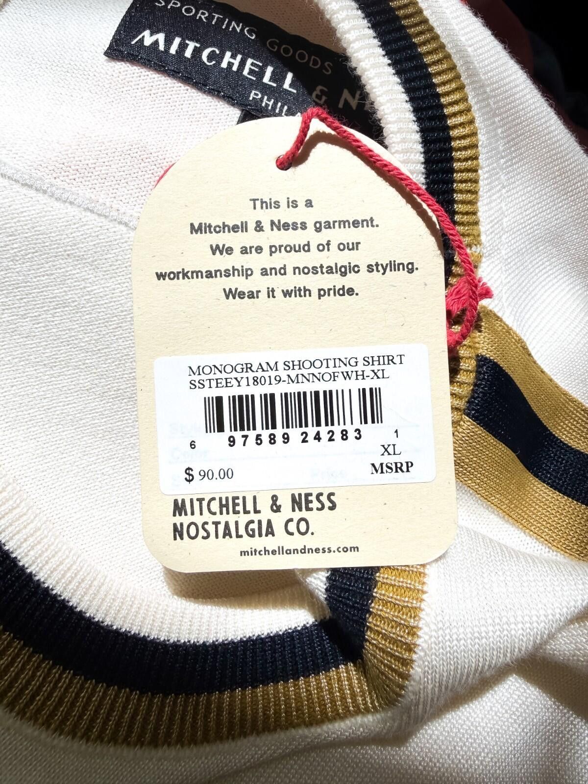 Mitchell & Ness Mitchell & Ness Monogram Shooting Shirt Men XL NWT Authentic Size US XL / EU 56 / 4 - 6 Thumbnail