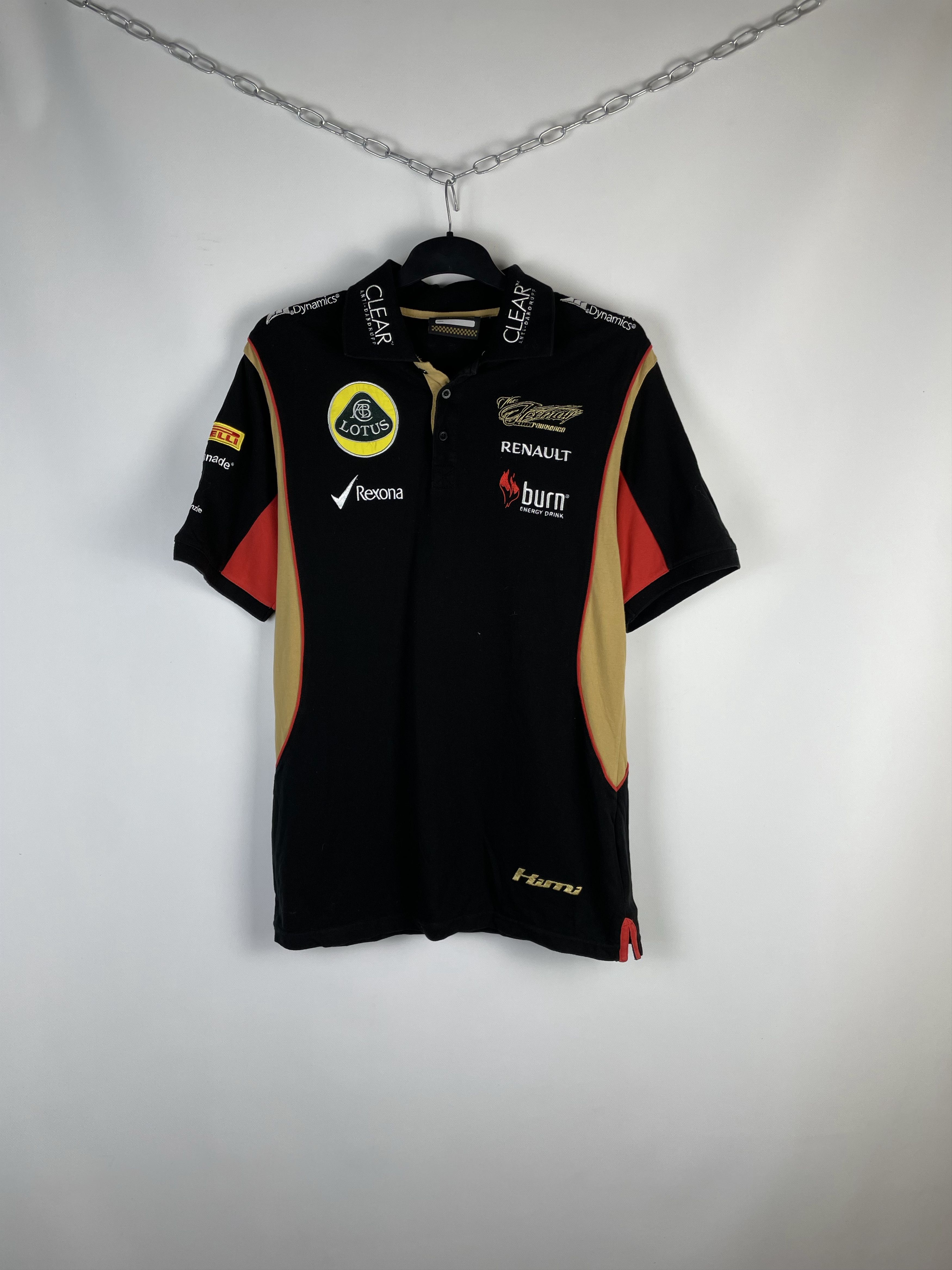 Formula 1 × Vintage Rare! Vintage Lotus F1 Team Racing Polo Shirt Ferrari Size US XL / EU 56 / 4 - 1 Thumbnail