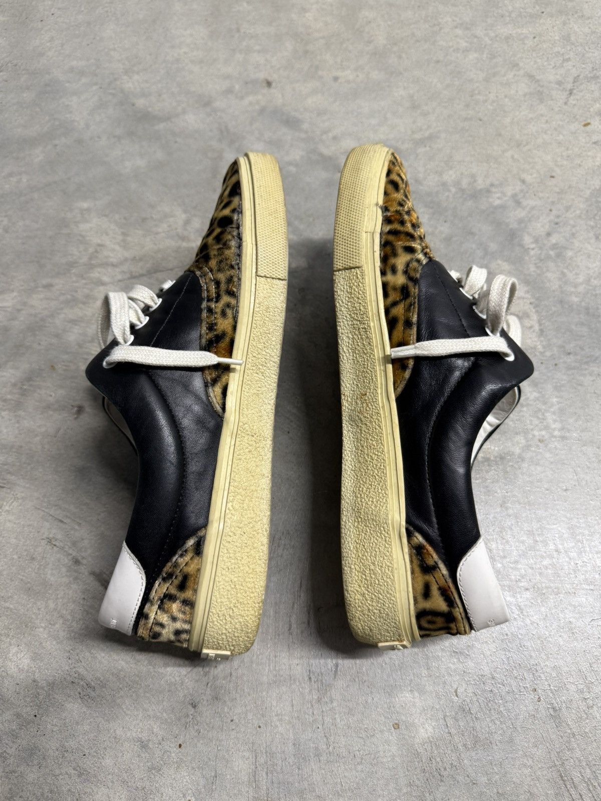 Saint Laurent Paris Saint Laurent Leopard Skate Sneakers Size US 10.5 / EU 43-44 - 7 Thumbnail