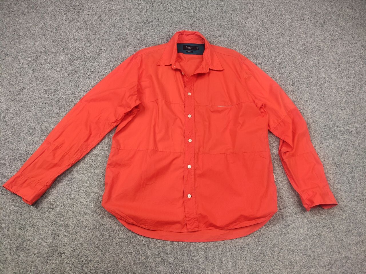 Paul Smith Paul Smith Vintage orange button-down shirt with pockets Size US L / EU 52-54 / 3 - 3 Thumbnail