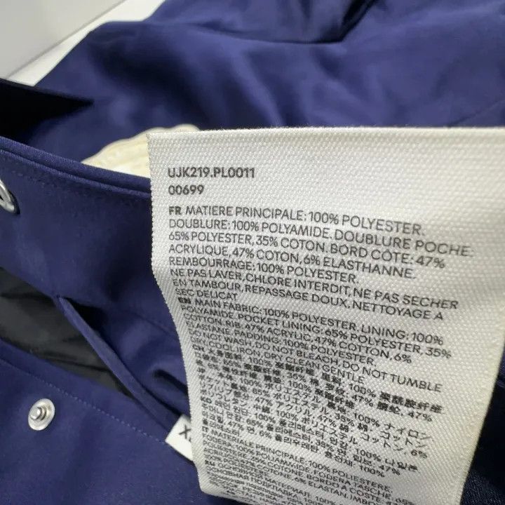 AMI Ami Paris Navy Logo Pattern Jacket -2507 Size US XL / EU 56 / 4 - 4 Thumbnail