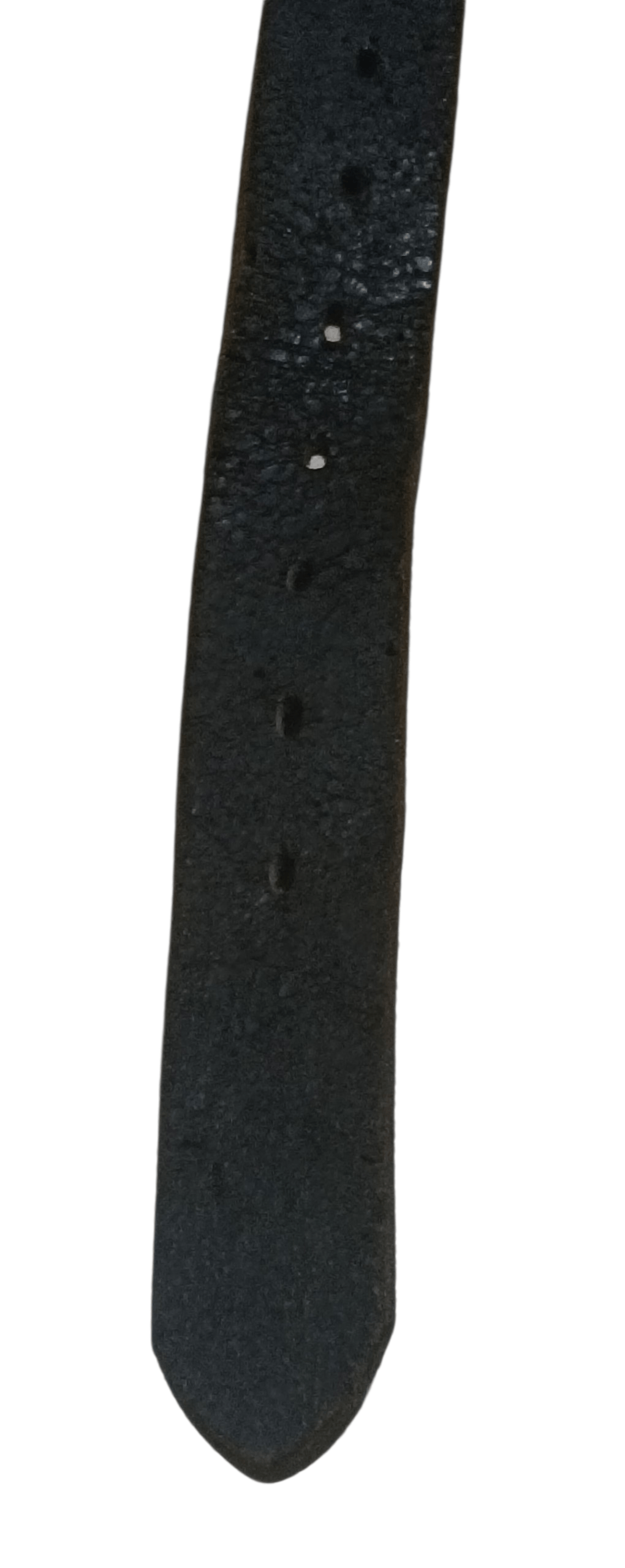 Genuine Leather VINTAGE GOTHIC SILVER BUCKLE SUEDE LEATHER BELT Size 34 - 5 Thumbnail