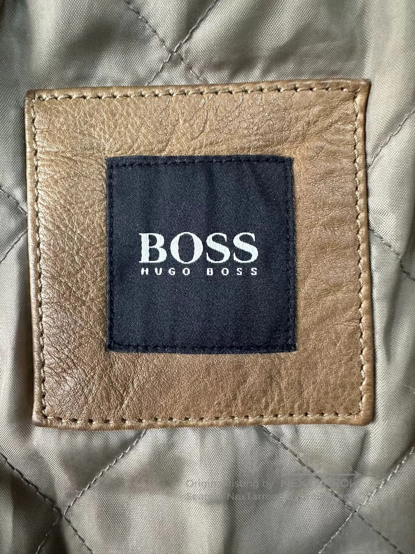 Hugo Boss HUGO BOSS Men's Leather Jacket Coat. Size US M / EU 48-50 / 2 - 3 Thumbnail