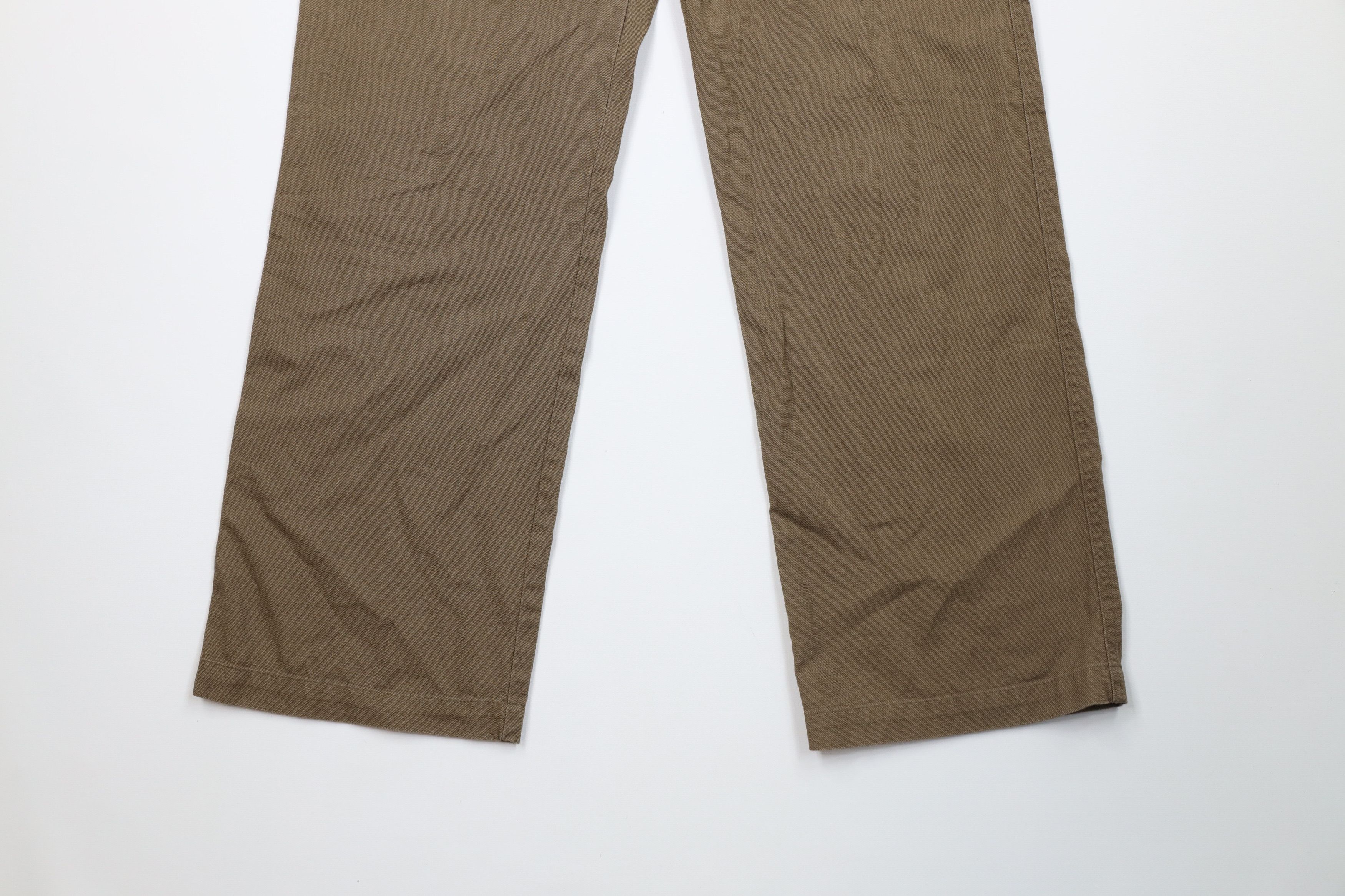 Patagonia Vintage Patagonia Faded Organic Cotton Wide Leg Pants Brown Size US 32 / EU 48 - 4 Thumbnail