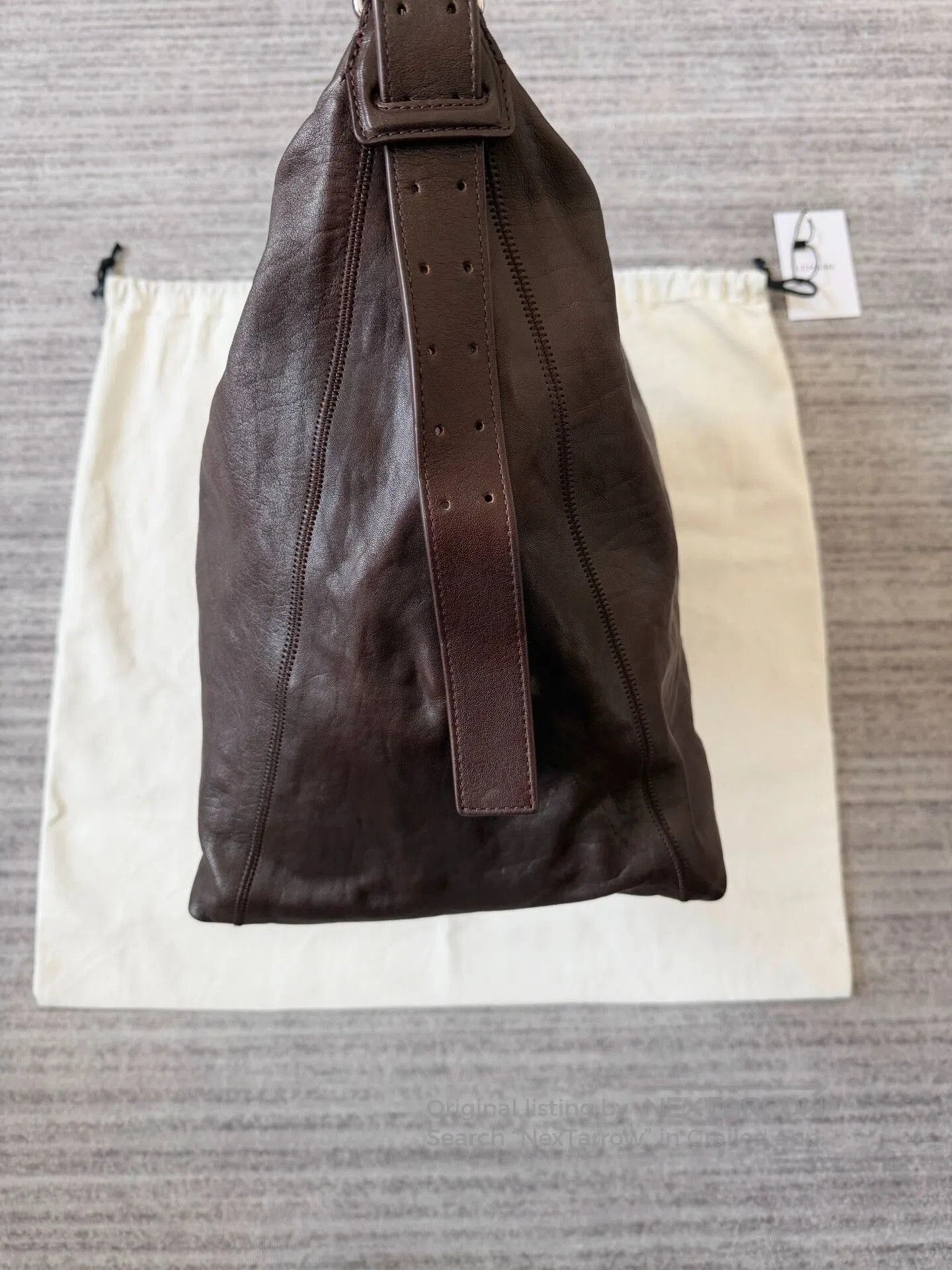 Lemaire Lemaire Belted Hobo Leather Tote. Size ONE SIZE - 5 Thumbnail
