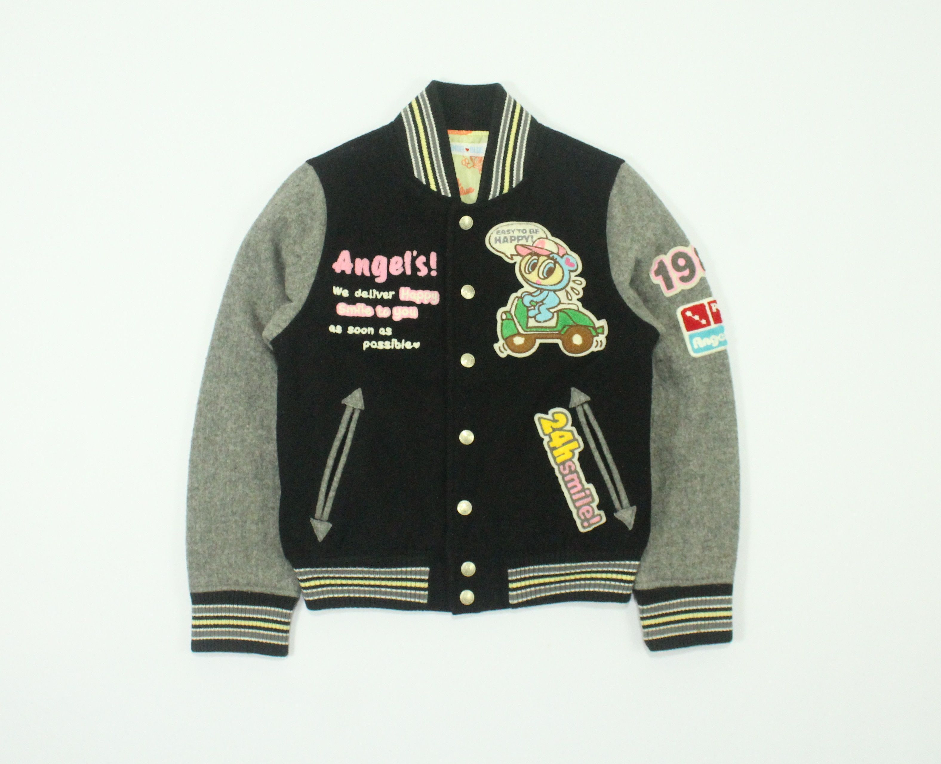 Angel Blue Vintage ANGEL BLUE Jacket Varsity Bombers Size S for TWEEN Size US S / EU 44-46 / 1 - 5 Thumbnail
