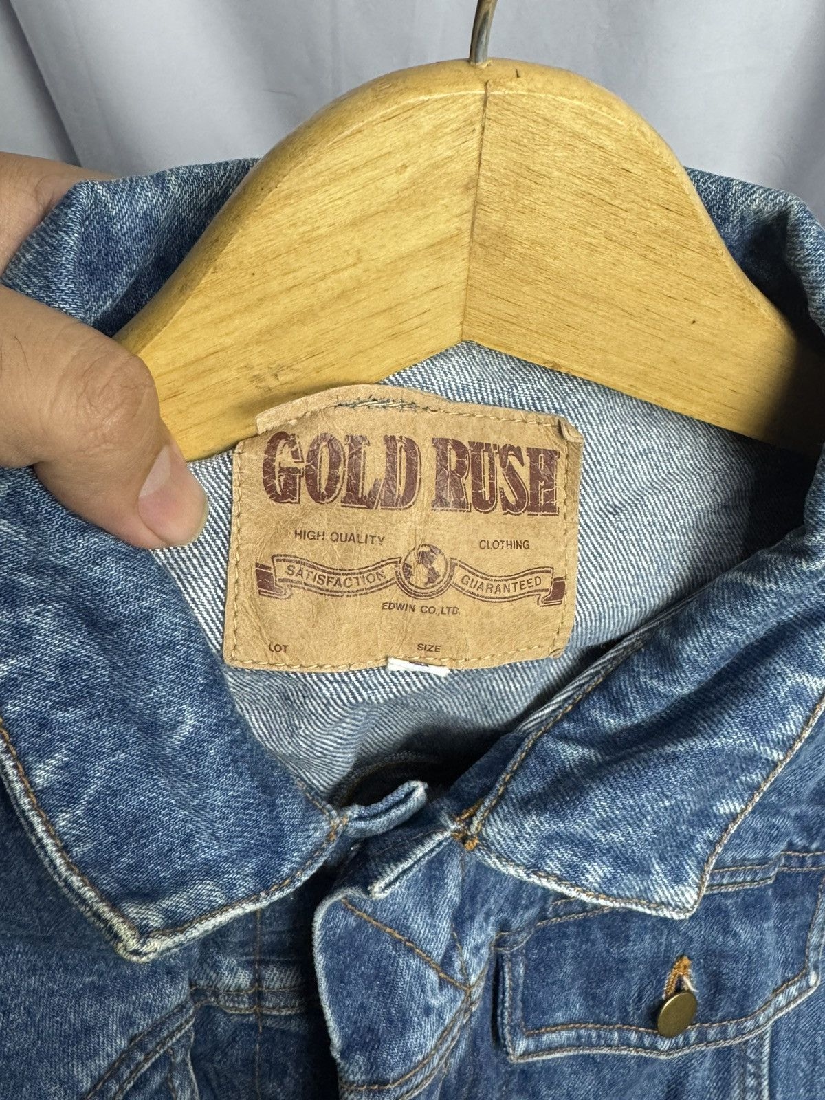 Beauty Beast × Hysteric Glamour × Japanese Brand Gold Rush Denim Jacket Vintage Japanese Size US L / EU 52-54 / 3 - 4 Thumbnail