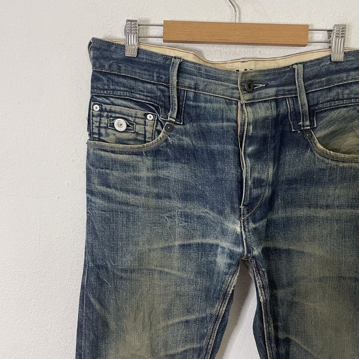 DENHAM Vintage Denham Japan Selvedge Denim Jeans Size US 34 / EU 50 - 3 Thumbnail