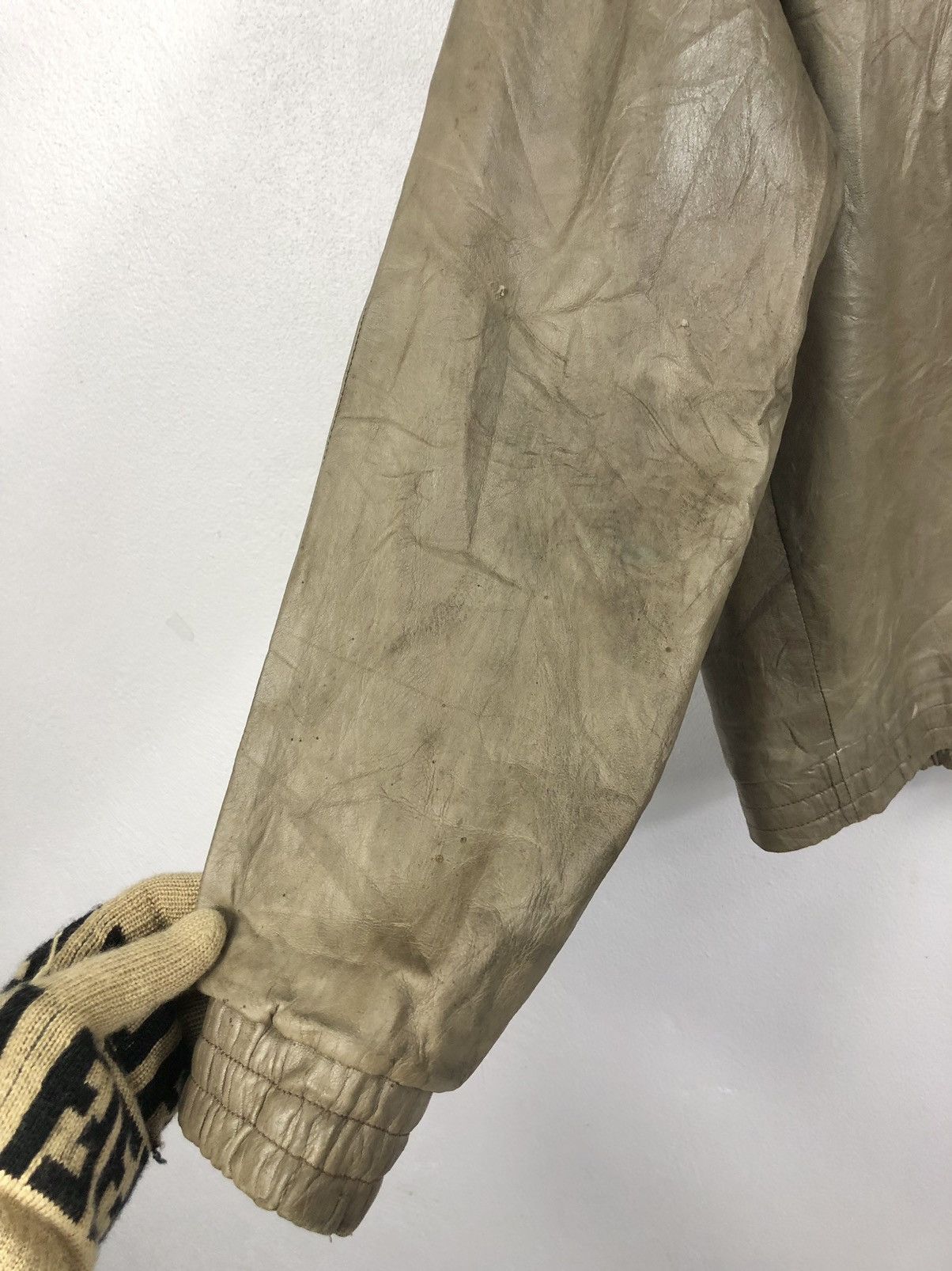 Loewe × Vintage Rare Vintage Loewe Leather Jacket Made in Spain Size US M / EU 48-50 / 2 - 15 Thumbnail