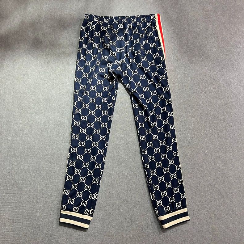 Gucci Gucci Size L Red and blue full print double G logo sports Size US 36 / EU 52 - 2 Thumbnail