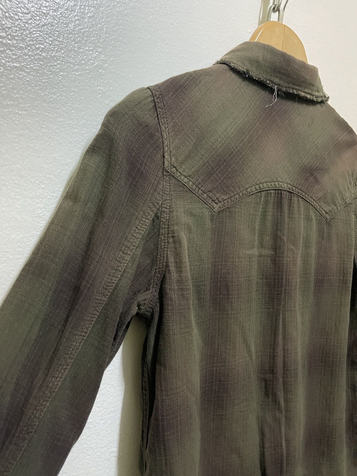 Japanese Brand GOA Western Plaid Shirt Distressed Size US S / EU 44-46 / 1 - 9 Thumbnail